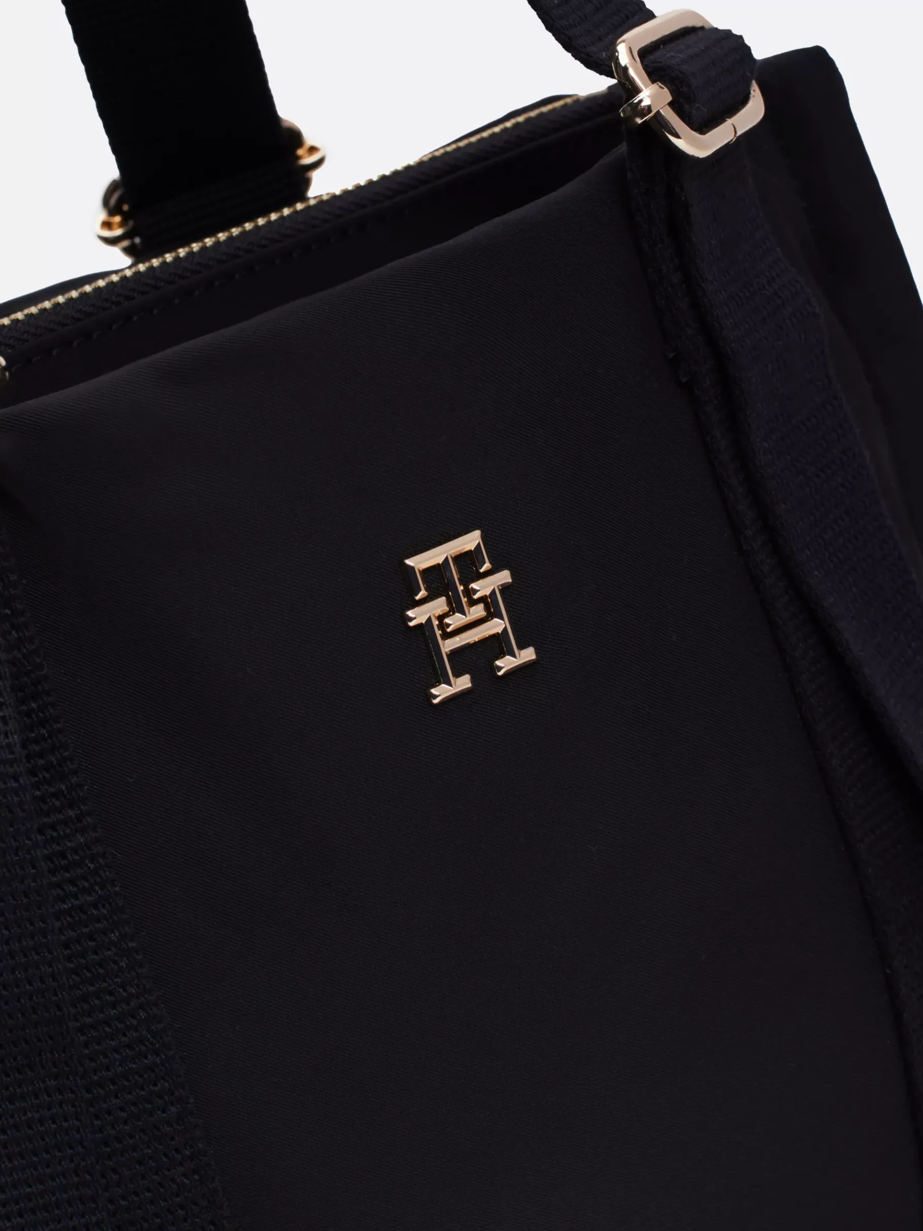 Tommy Hilfiger Tote-Bag mit TH-Monogramm BLACK Best