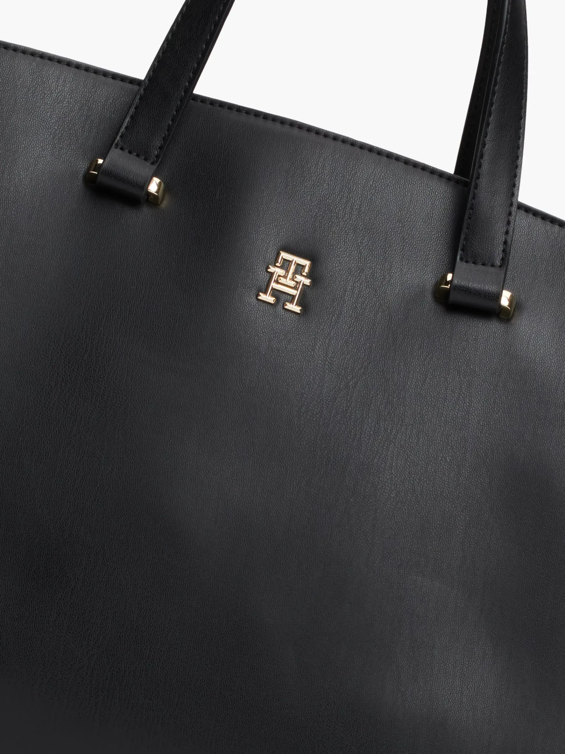 Tommy Hilfiger Tote-Bag mit TH-Monogramm BLACK New