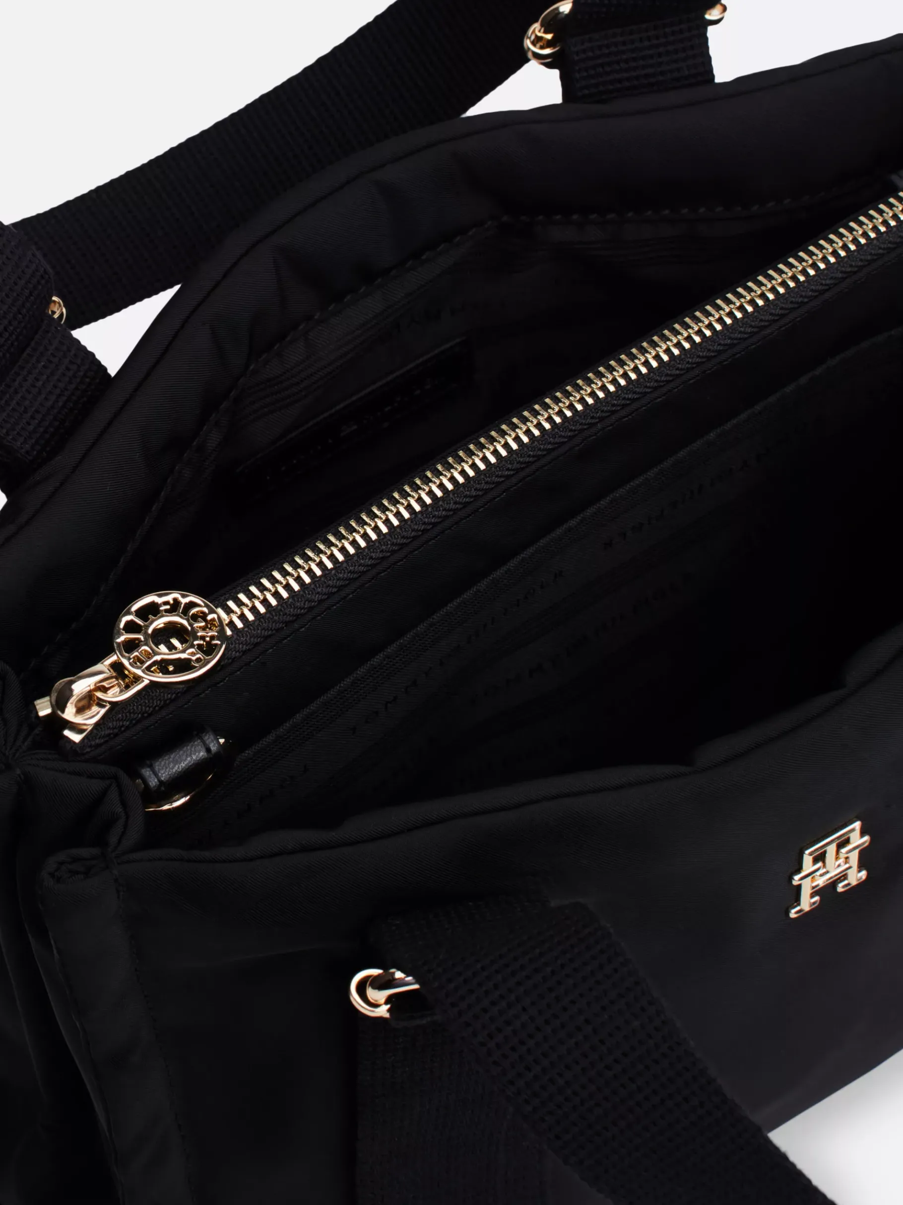 Tommy Hilfiger Tote-Bag mit TH-Monogramm BLACK Best