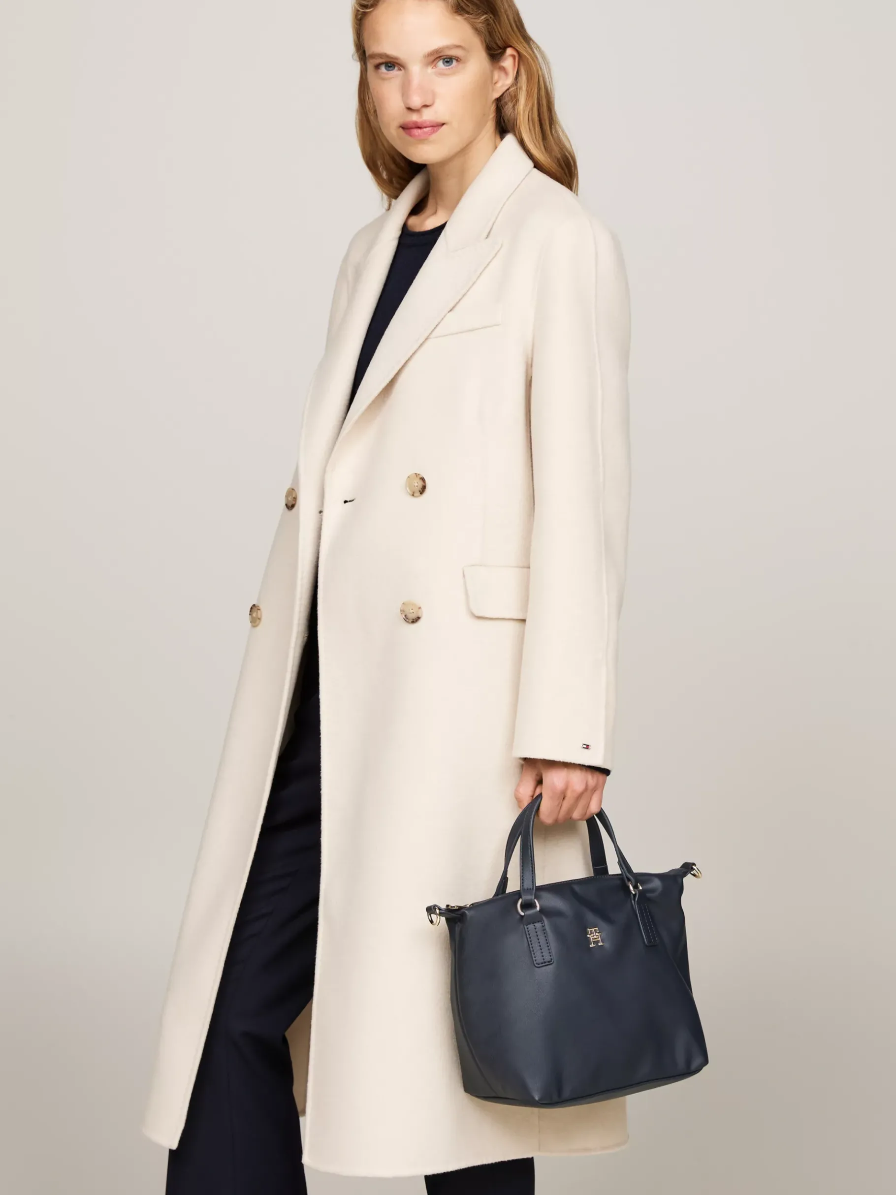 Tommy Hilfiger Tote-Bag mit TH-Monogramm SPACE BLUE Clearance