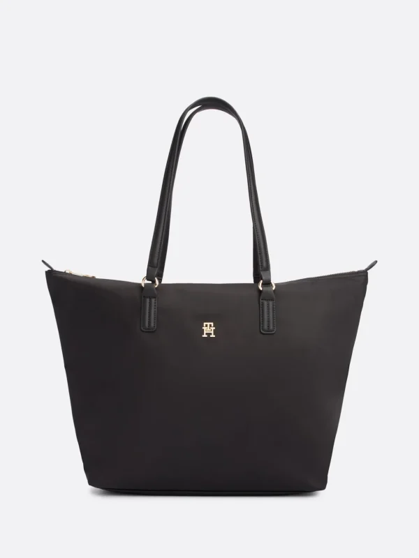 Tommy Hilfiger Tote-Bag mit Tommy-Tape BLACK Cheap