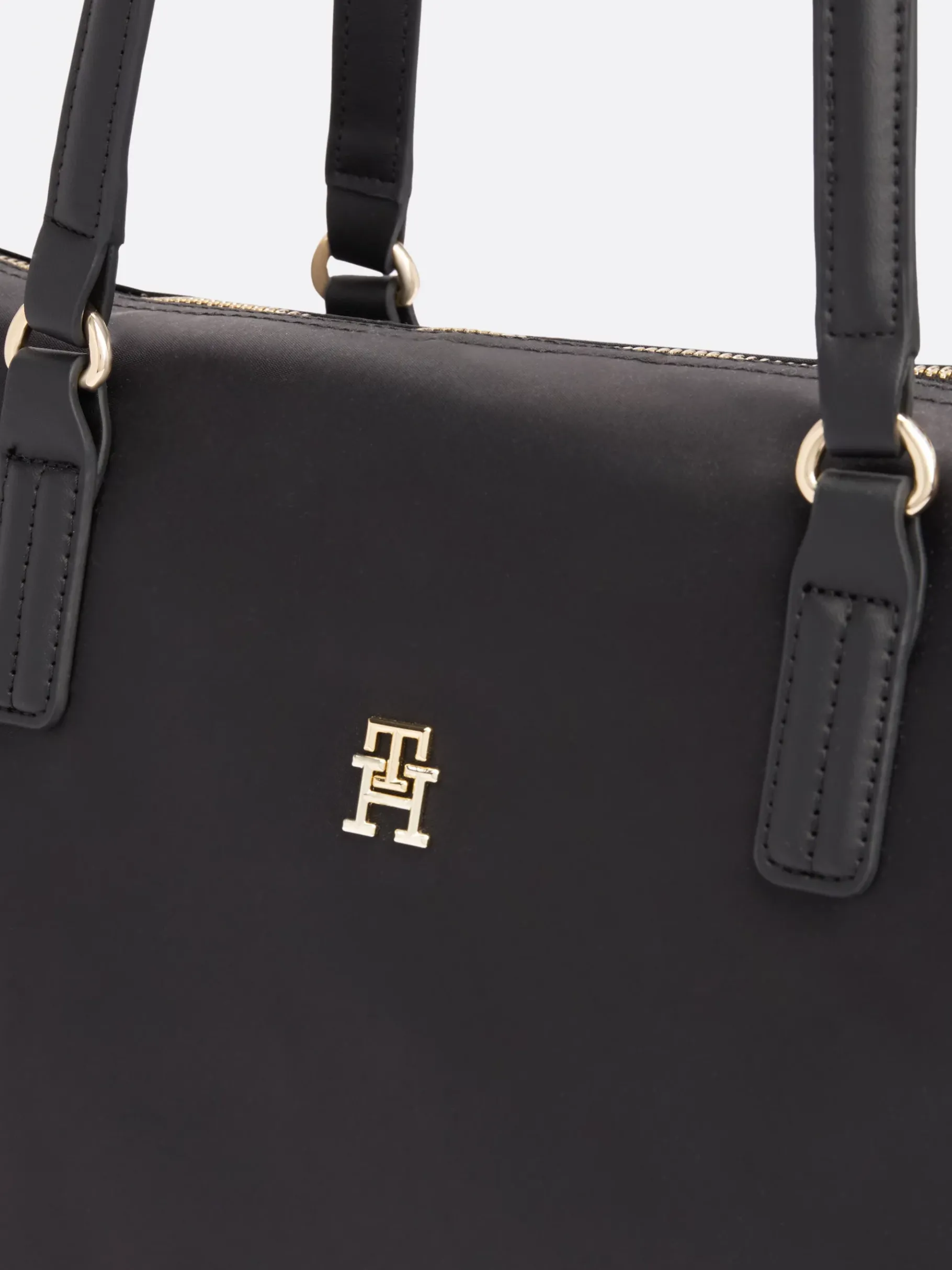 Tommy Hilfiger Tote-Bag mit Tommy-Tape BLACK Cheap