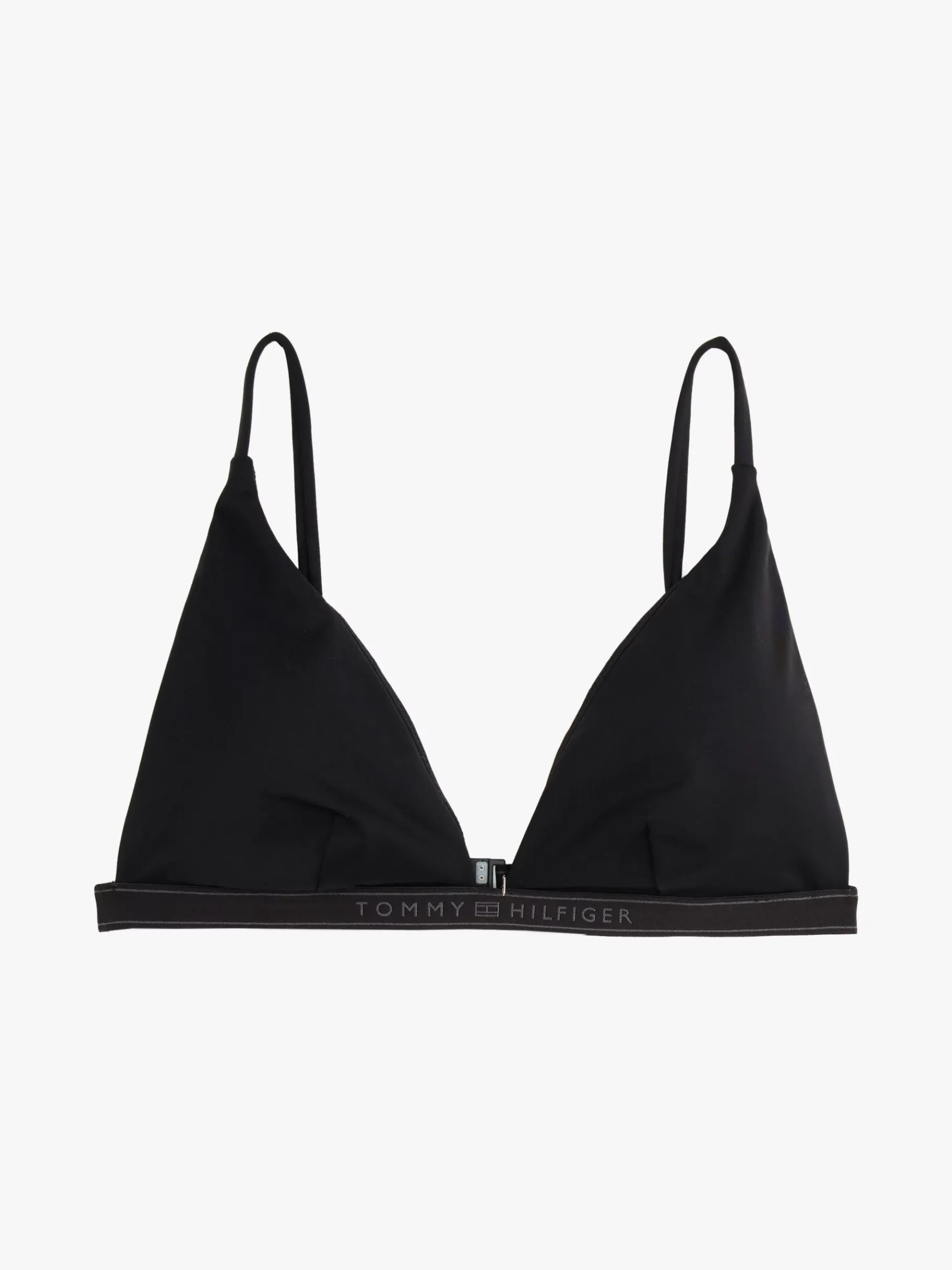 Tommy Hilfiger Triangel-Bikinioberteil mit Logo BLACK New