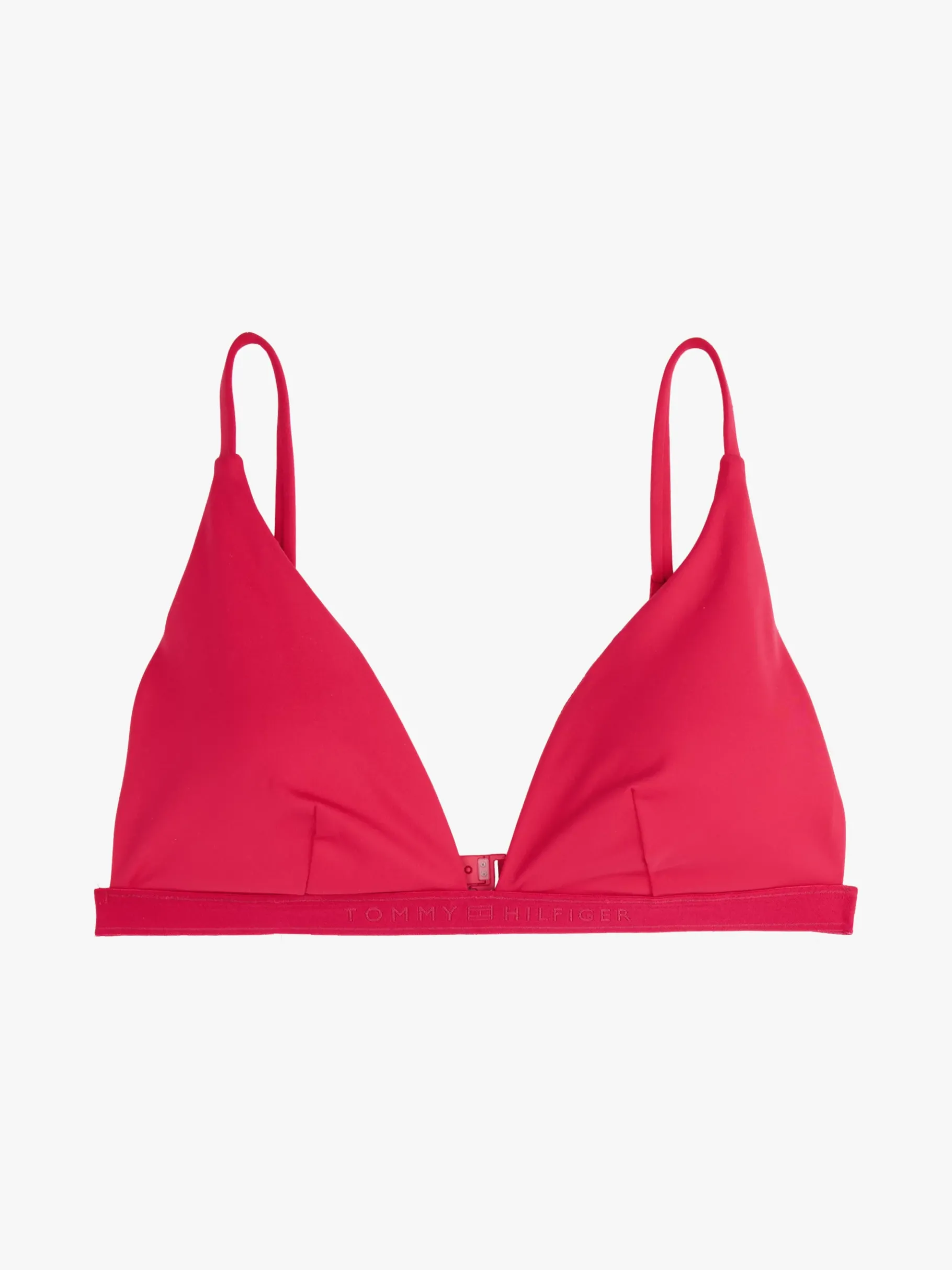 Tommy Hilfiger Triangel-Bikinioberteil mit Logo VIVACIOUS PINK Discount