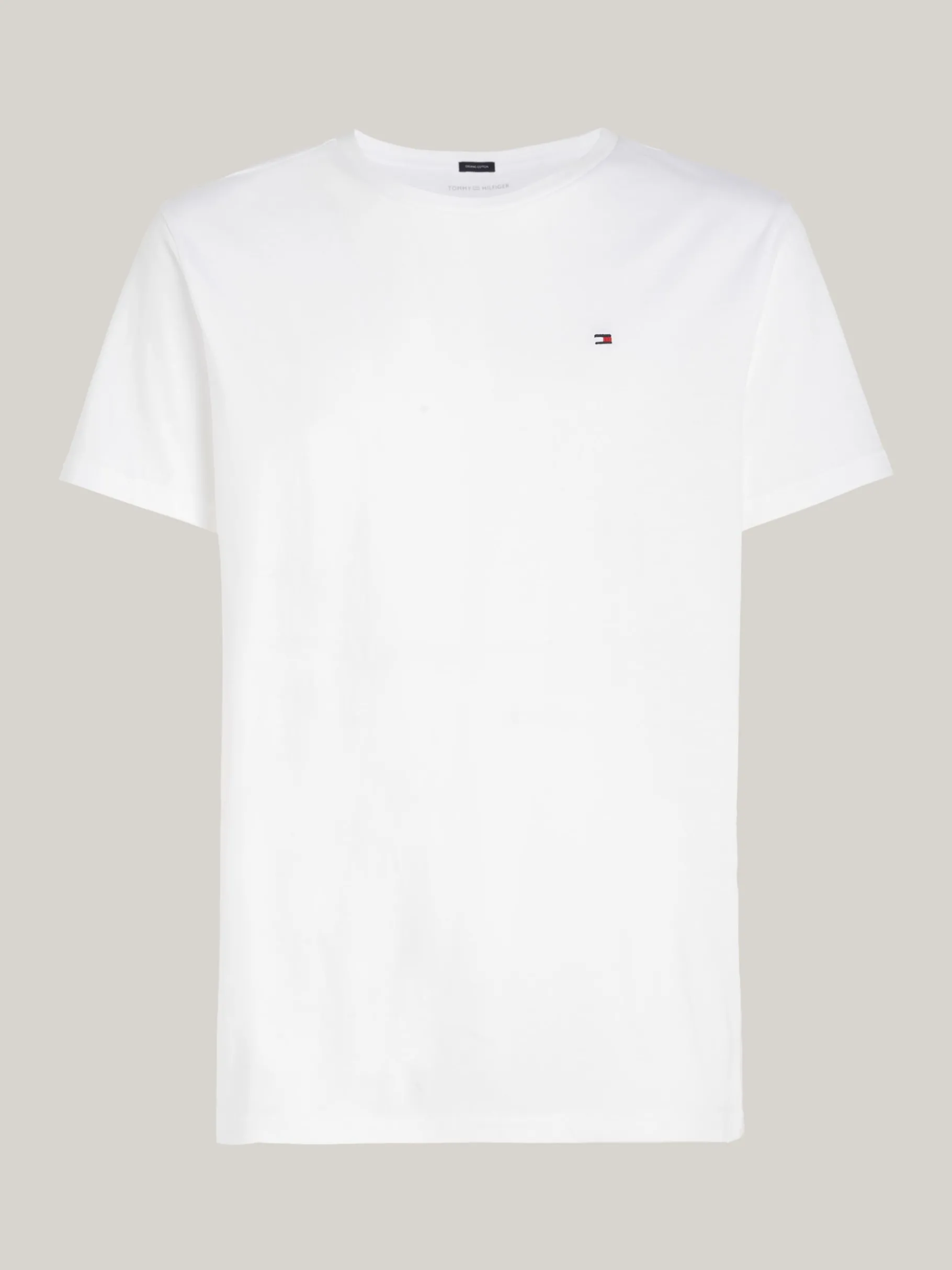 Tommy Hilfiger T-Shirt aus reiner Baumwolle WHITE Best
