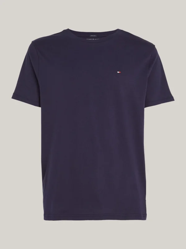 Tommy Hilfiger T-Shirt aus reiner Baumwolle NAVY BLAZER Discount