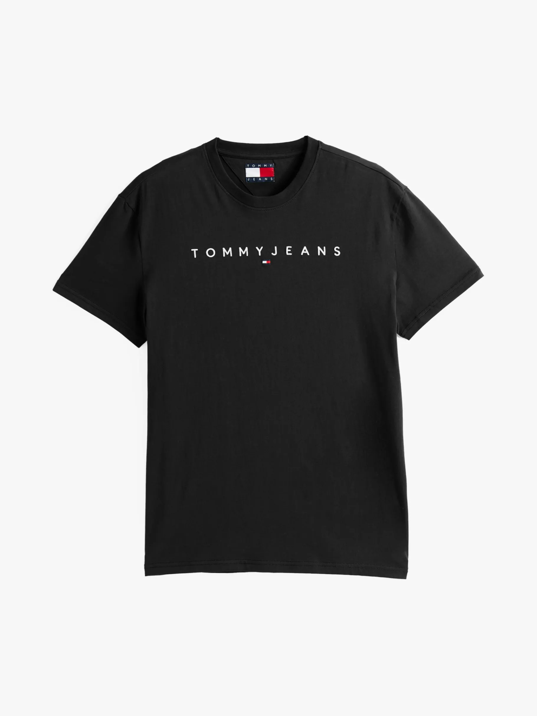 Tommy Hilfiger T-Shirt mit aufgesticktem Logo BLACK Best Sale