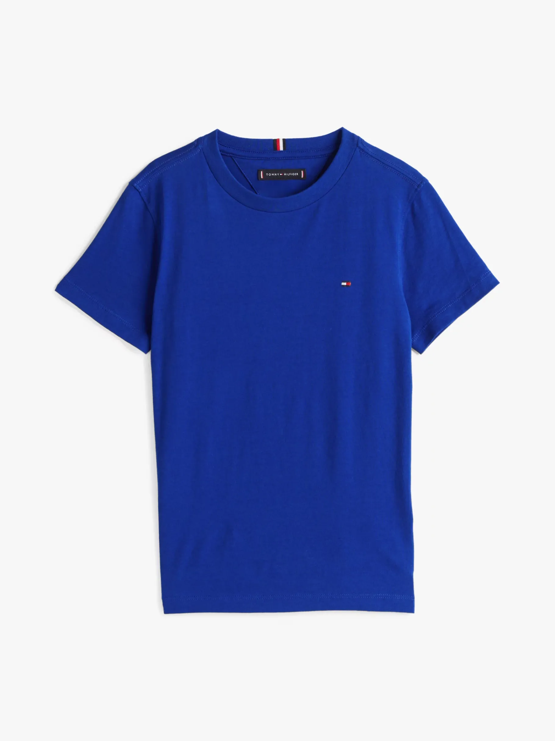 Tommy Hilfiger T-Shirt mit Kontrast-Rundhalsausschnitt WEDGE BLUE Sale