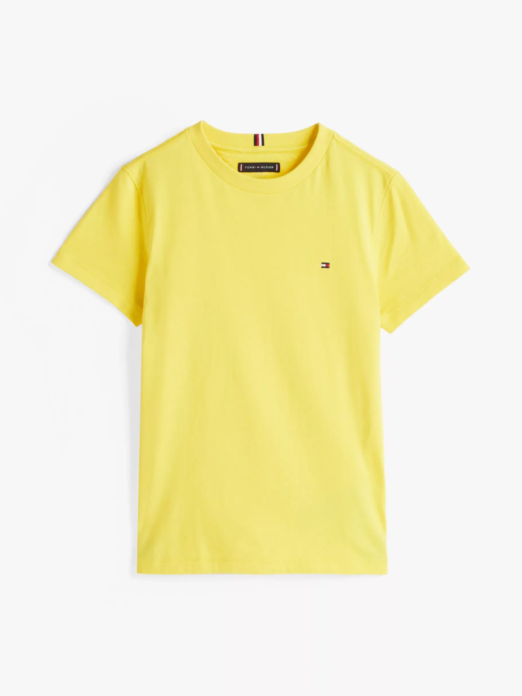 Tommy Hilfiger T-Shirt mit Kontrast-Rundhalsausschnitt STAR FRUIT YELLOW Fashion