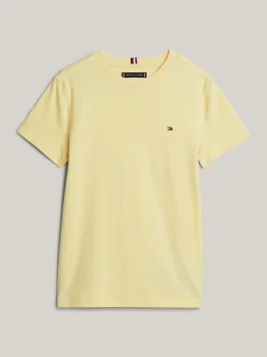 Tommy Hilfiger T-Shirt mit Kontrast-Rundhalsausschnitt LEMON ZEST Discount