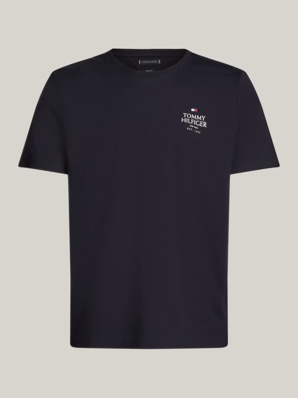 Tommy Hilfiger T-Shirt mit Logo und Rundhalsausschnitt DESERT SKY Fashion