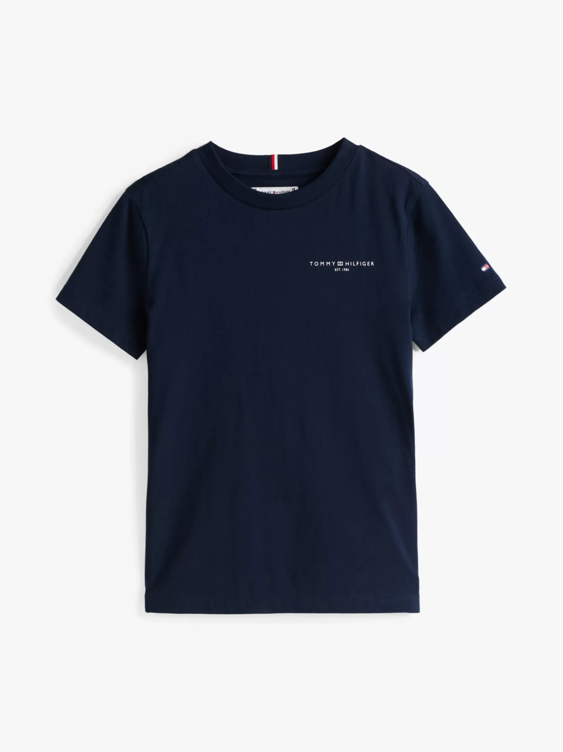 Tommy Hilfiger T-Shirt mit Logo und Rundhalsauschnitt DARK NIGHT NAVY Best Sale