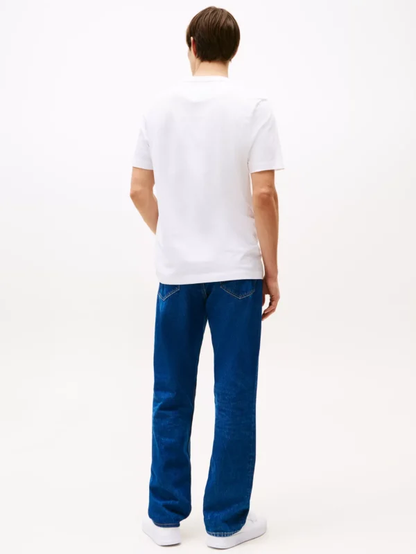 Tommy Hilfiger T-Shirt mit Logo-Stickerei WHITE Outlet