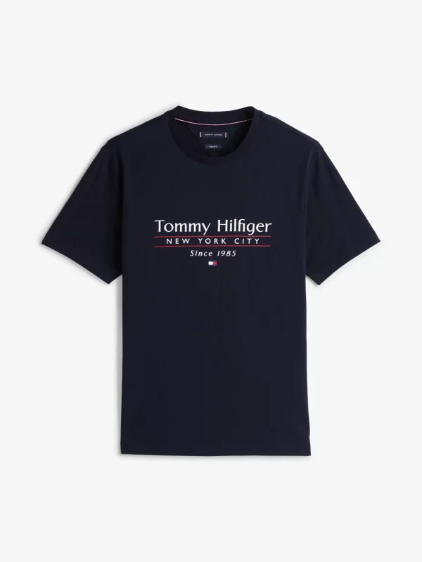 Tommy Hilfiger T-Shirt mit Rundhalsausschnitt und Logo DESERT SKY Fashion