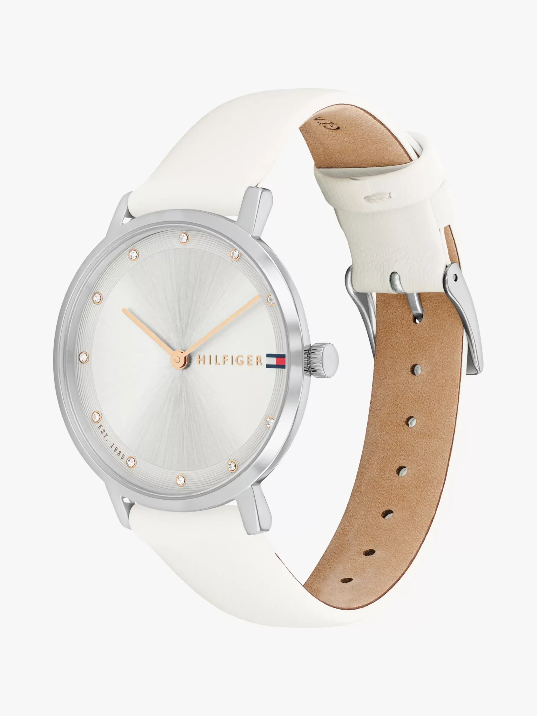 Tommy Hilfiger Uhr mit silberweißem Zifferblatt WHITE Online