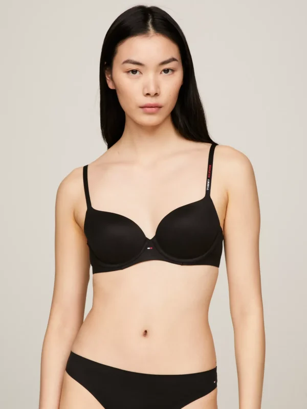 Tommy Hilfiger Ultra Soft Demi-Cup-BH BLACK Store