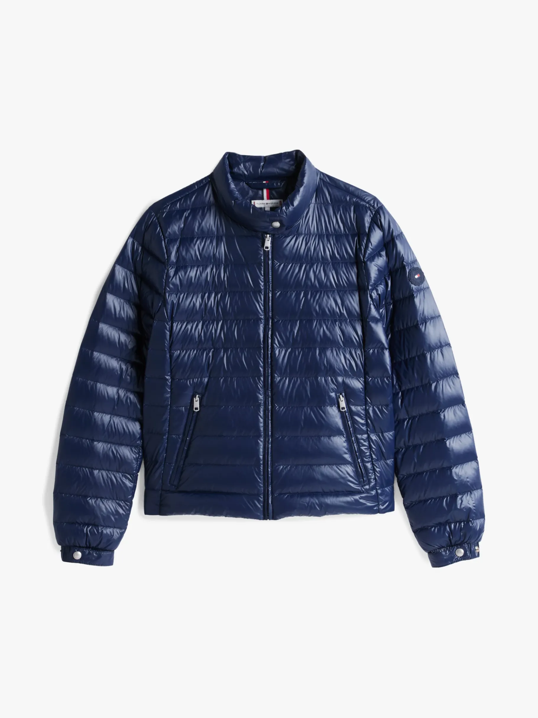 Tommy Hilfiger Ultraleichte Daunenjacke mit Stehkragen DARK NIGHT NAVY Hot