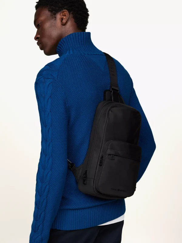 Tommy Hilfiger Umhängetasche mit Logomuster am Riemen BLACK Store