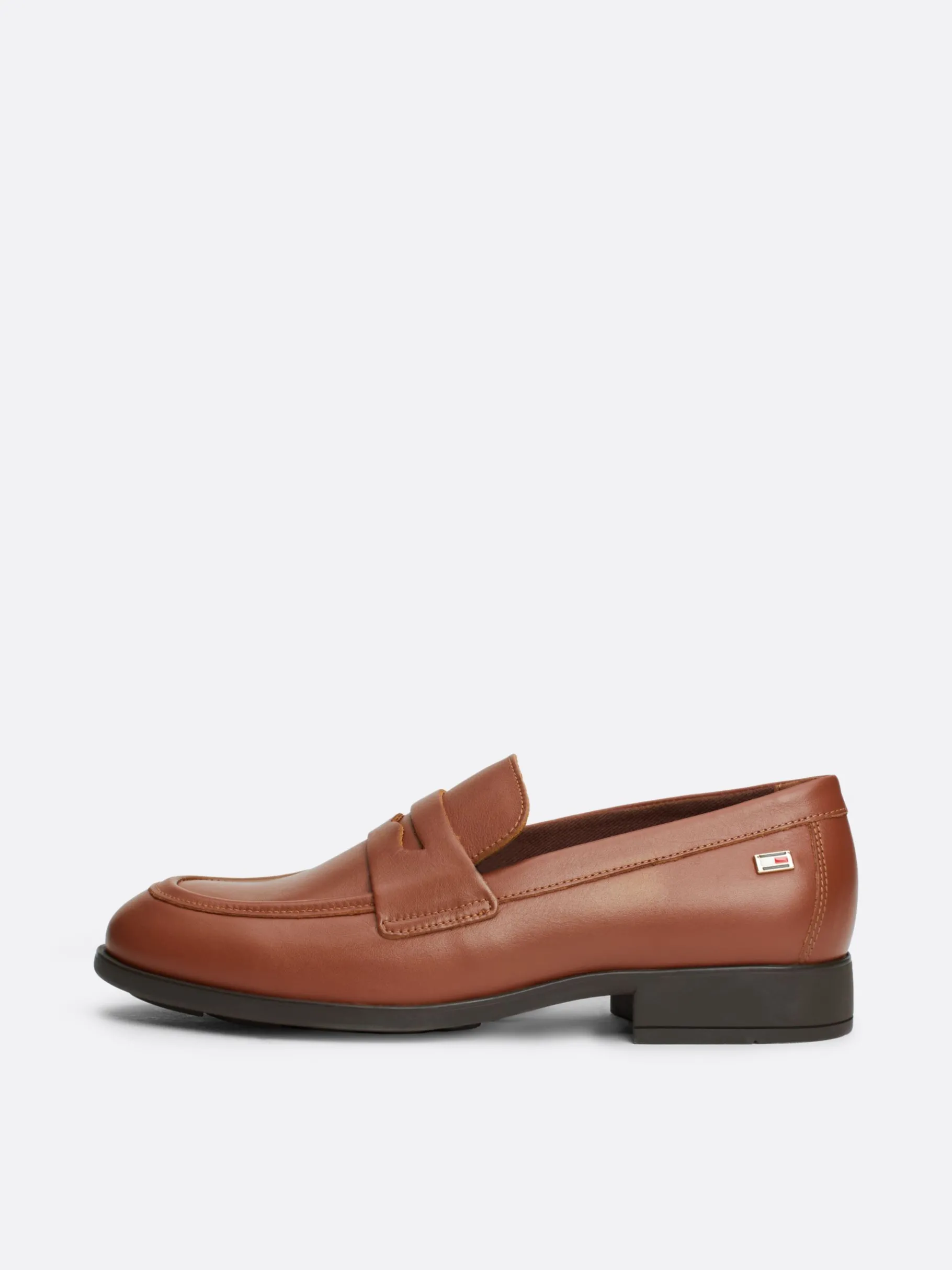 Tommy Hilfiger Utility-Loafer aus Leder mit klassischer Flag BROWN SUEDE Flash Sale