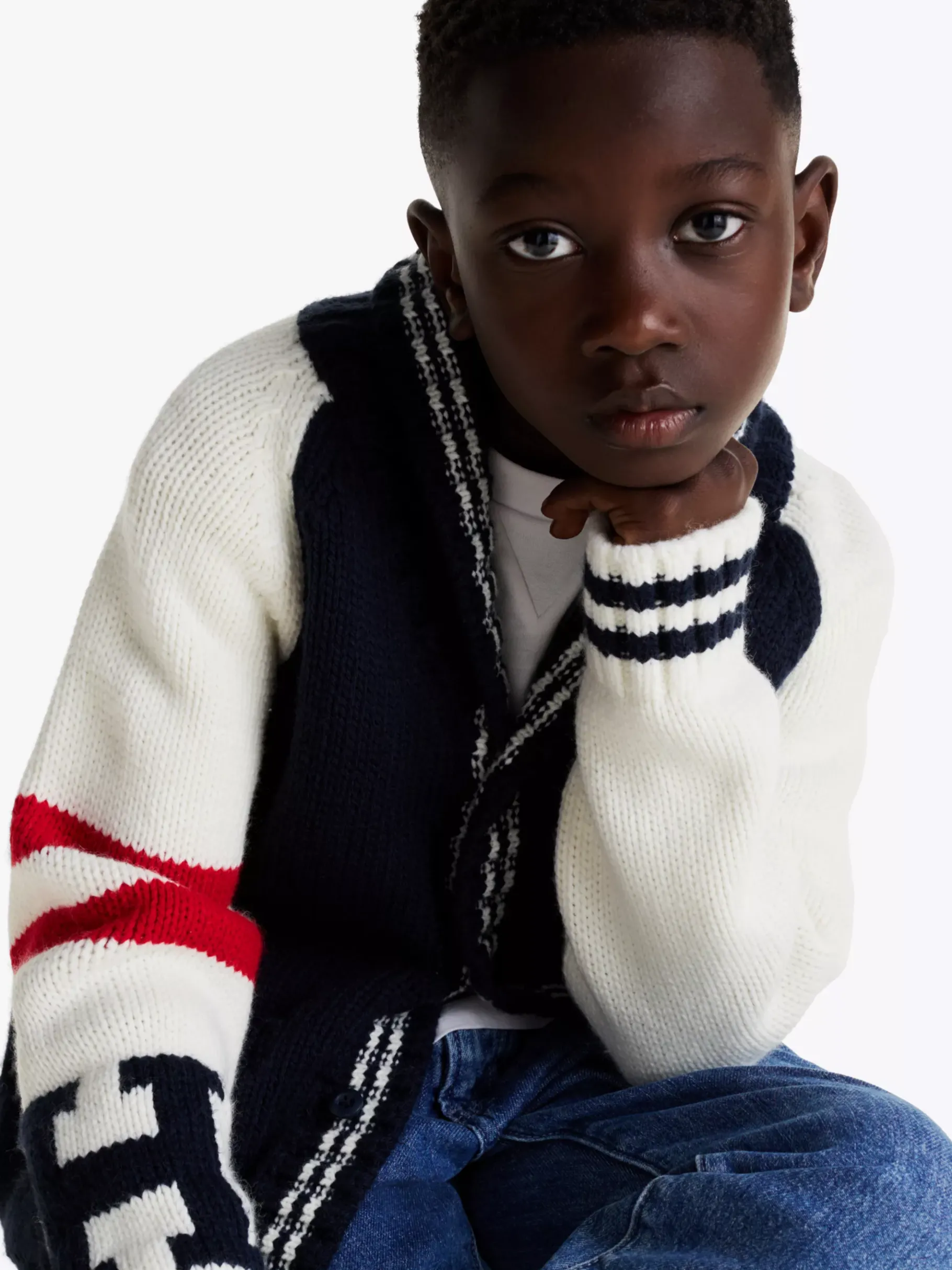 Tommy Hilfiger Varsity College-Cardigan DARK NIGHT NAVY CLRBLOCK Store