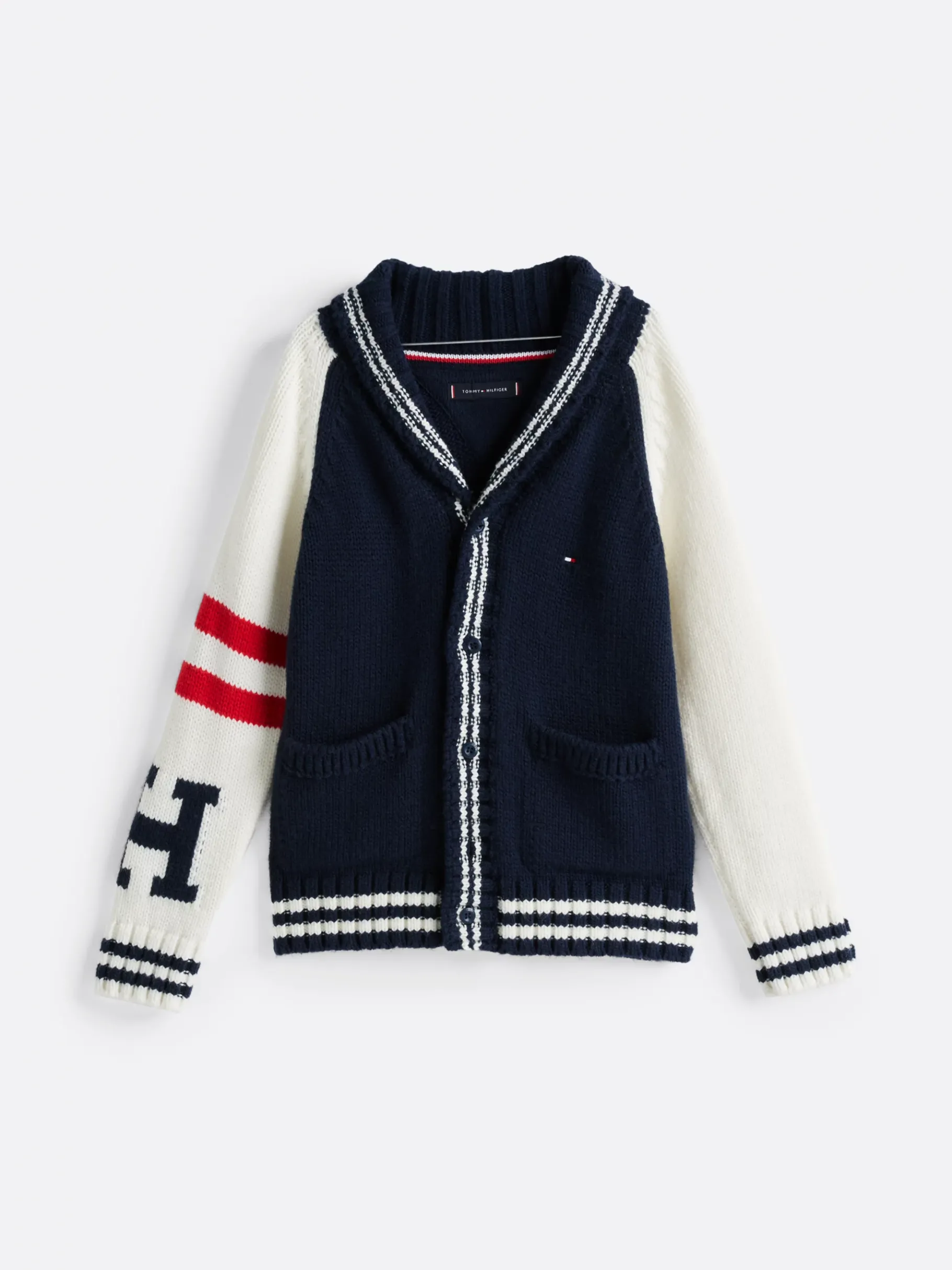 Tommy Hilfiger Varsity College-Cardigan DARK NIGHT NAVY CLRBLOCK Store