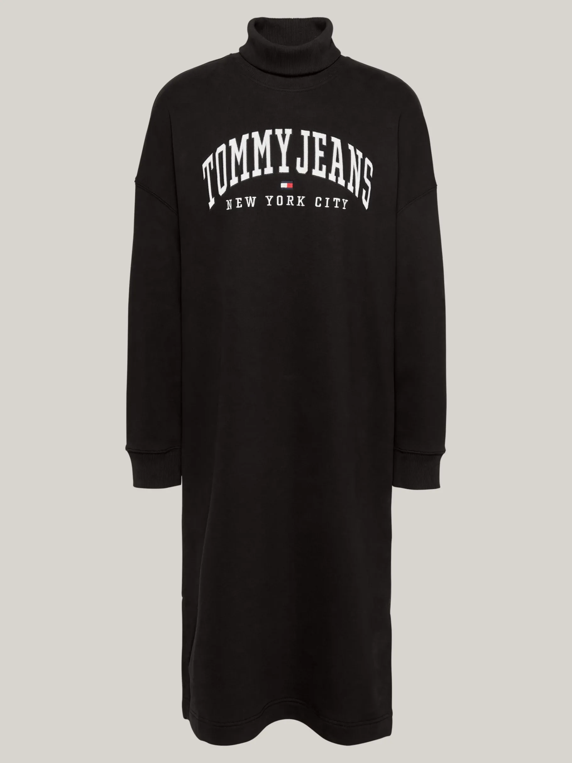 Tommy Hilfiger Varsity Sweatshirt-Midikleid BLACK Store