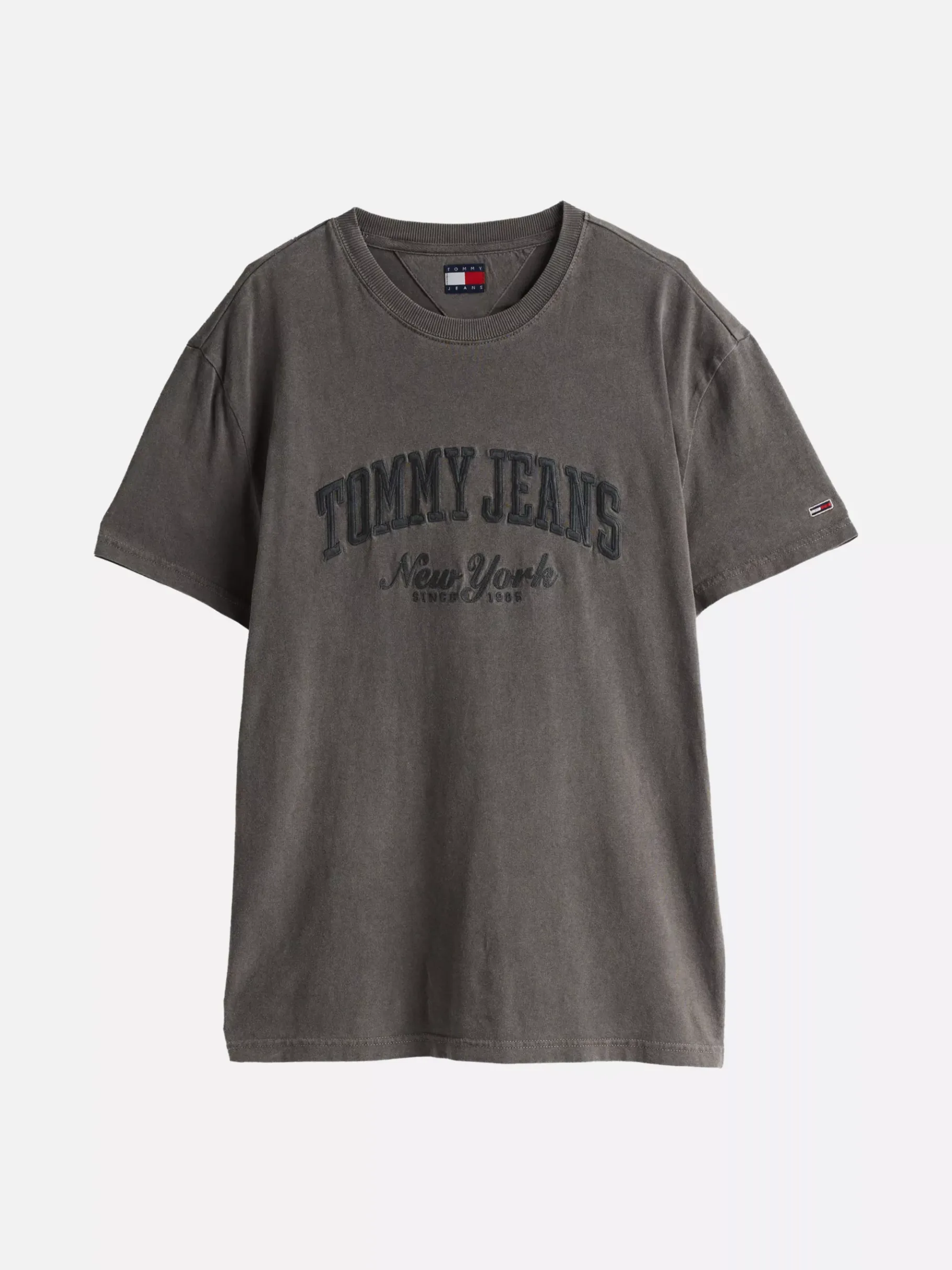 Tommy Hilfiger Varsity T-Shirt mit Waschung BLACK Clearance