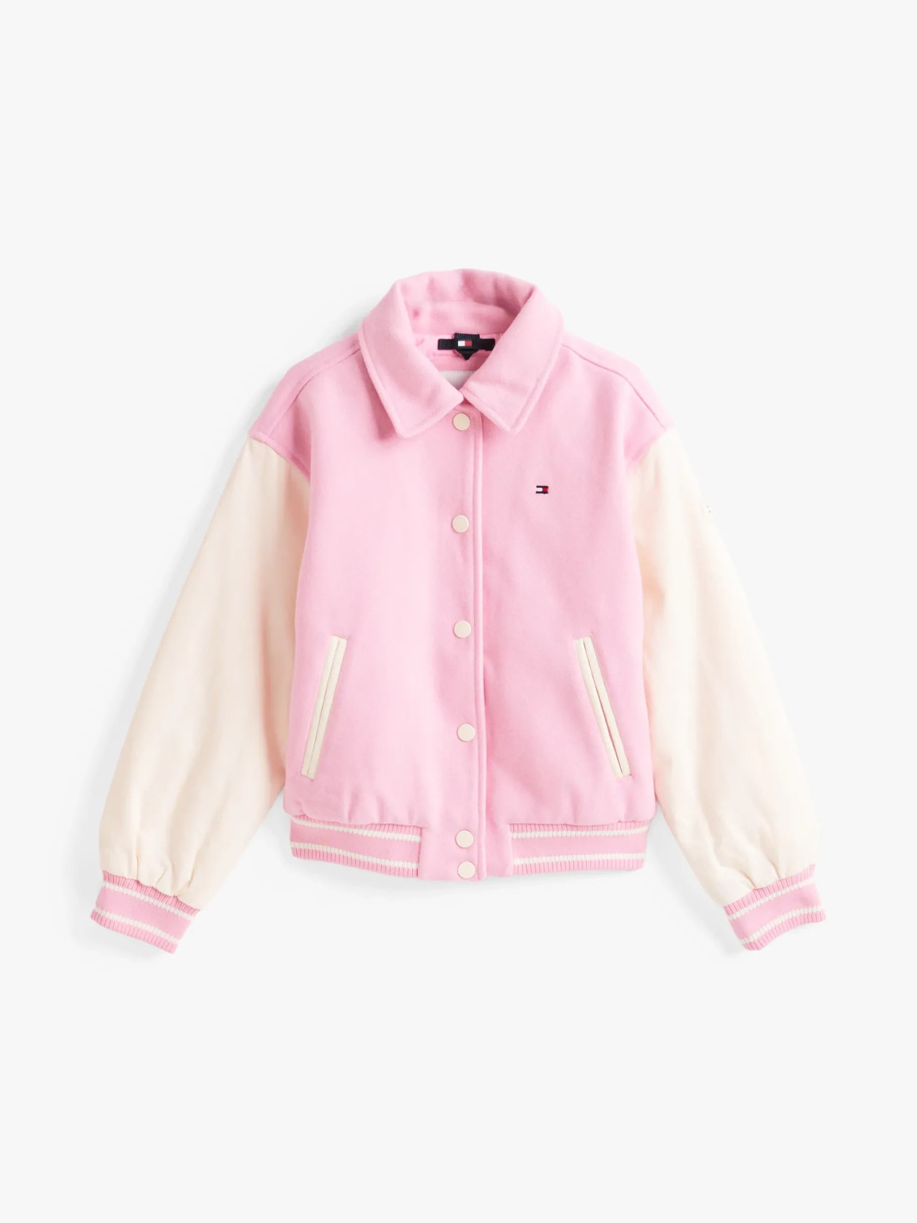 Tommy Hilfiger Varsity-Bomberjacke mit Rückenlogo PINK SUGAR Fashion