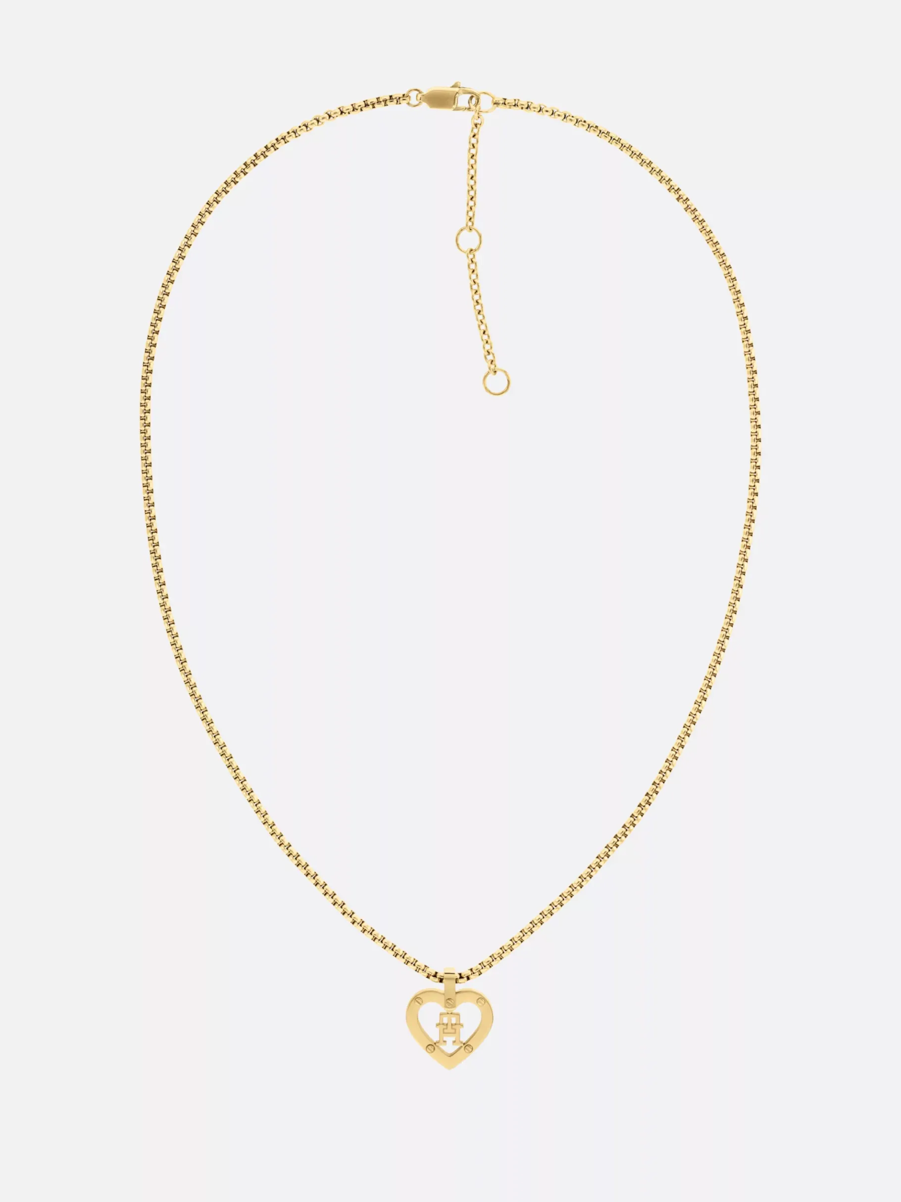 Tommy Hilfiger Verete Halskette mit Herz-Anhänger GOLD Flash Sale