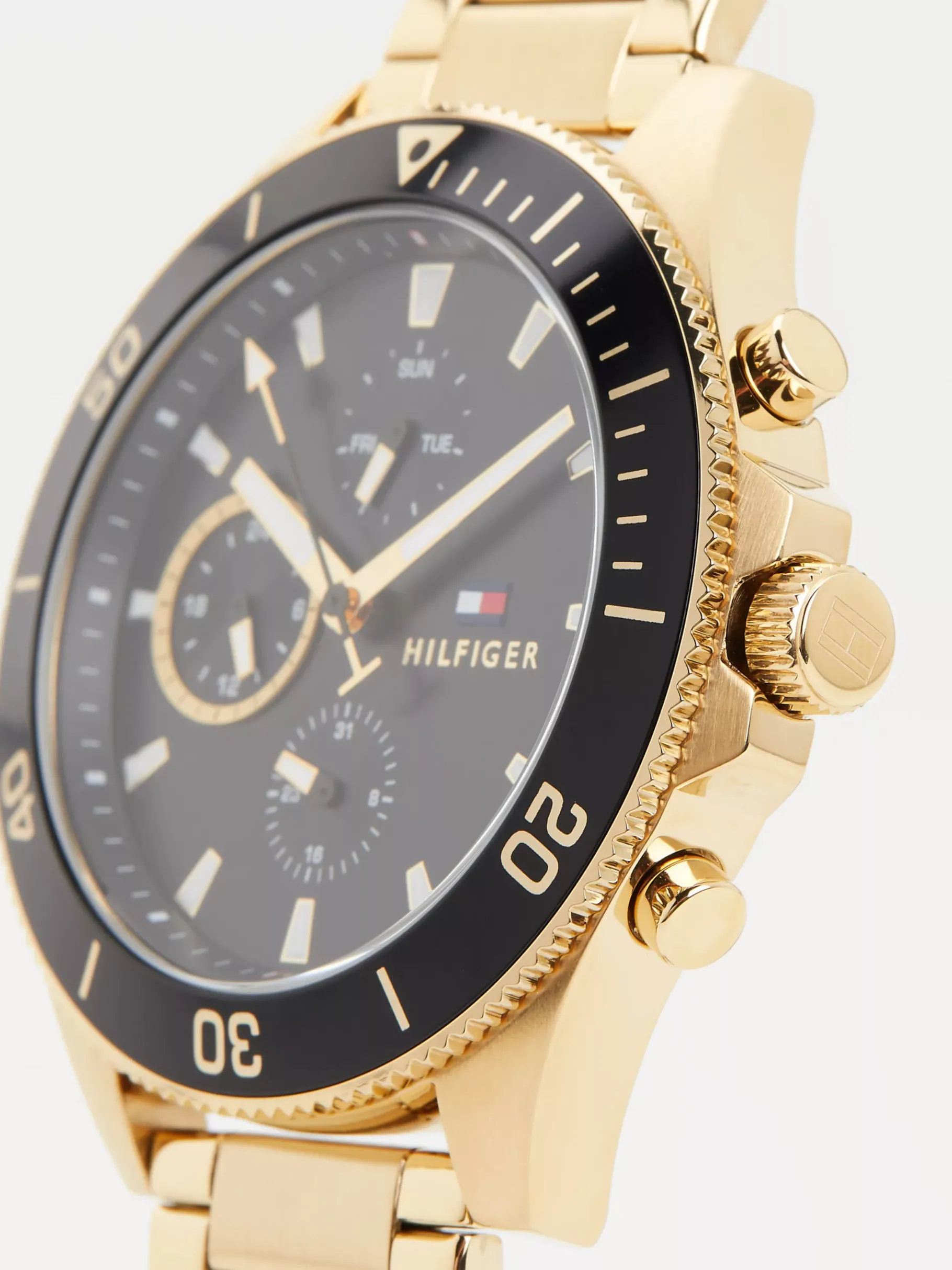 Tommy Hilfiger Vergoldete Multifunktions-Armbanduhr YELLOW GOLD Shop