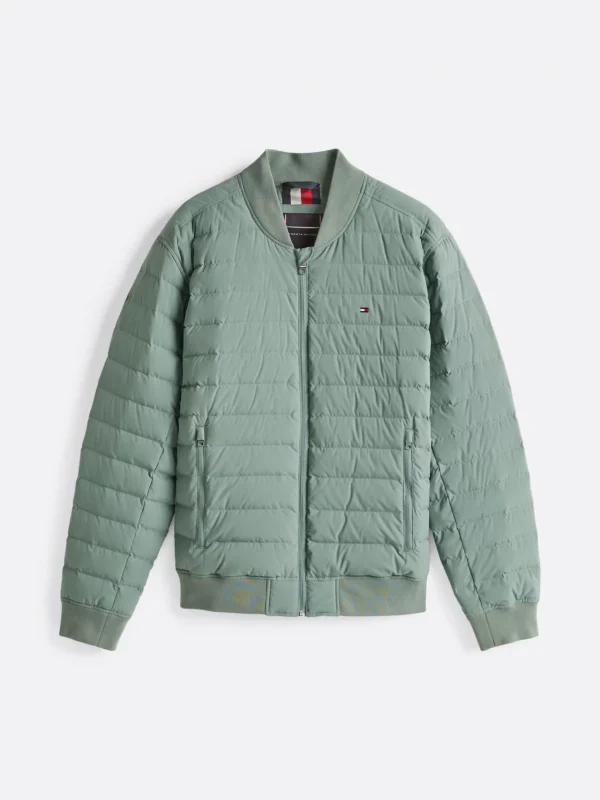 Tommy Hilfiger Verstaubare Daunen-Bomberjacke GRAVITY GREEN Discount