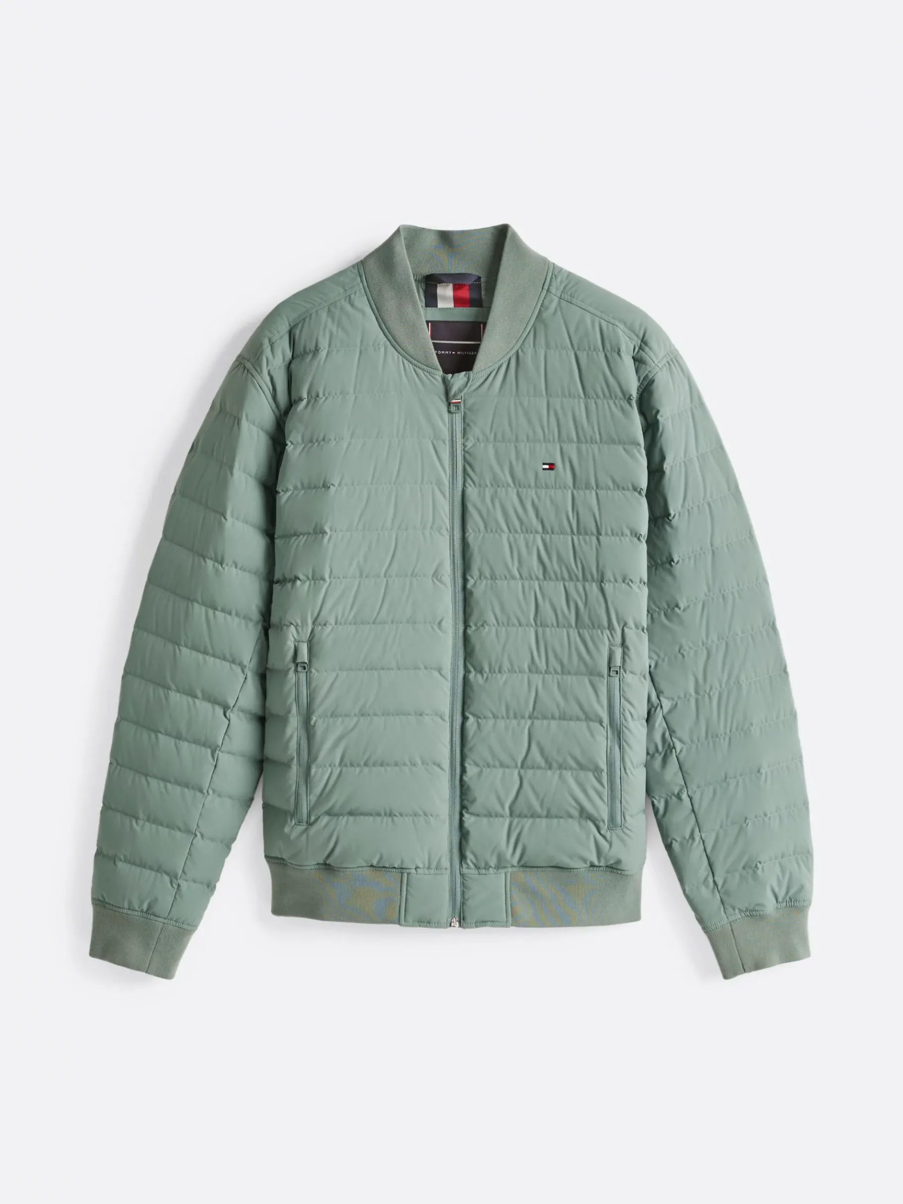 Tommy Hilfiger Verstaubare Daunen-Bomberjacke GRAVITY GREEN Discount