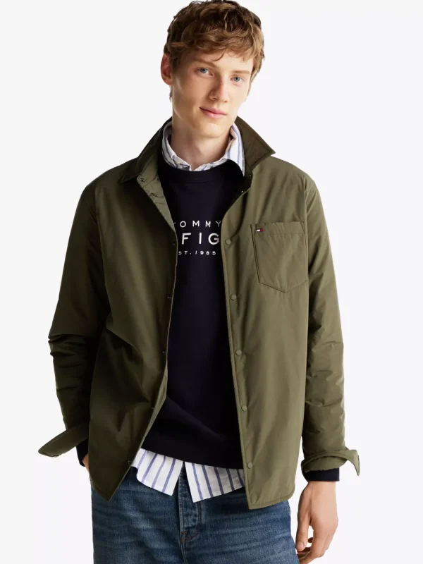 Tommy Hilfiger Verstaubare Hemdjacke ARMY GREEN Best