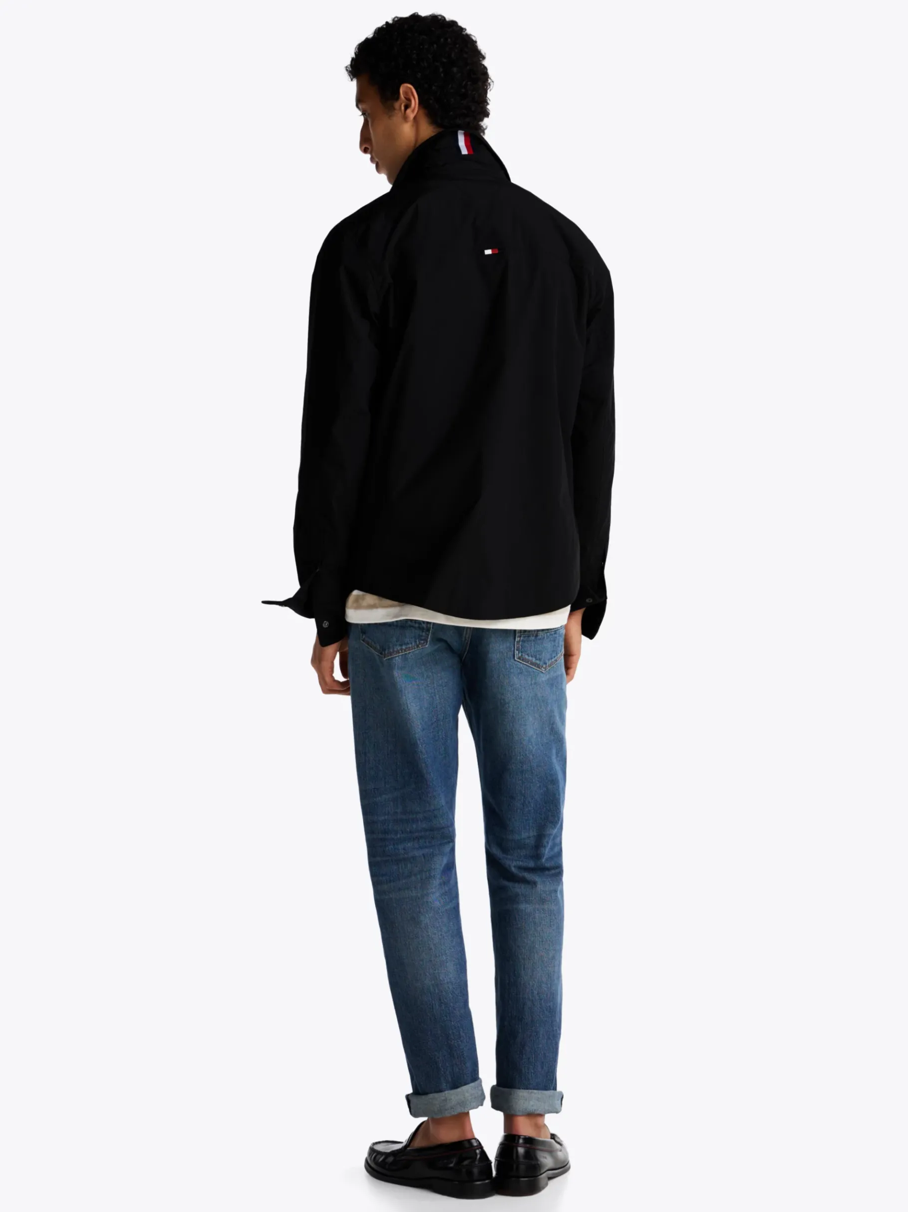 Tommy Hilfiger Verstaubare Hemdjacke BLACK Cheap