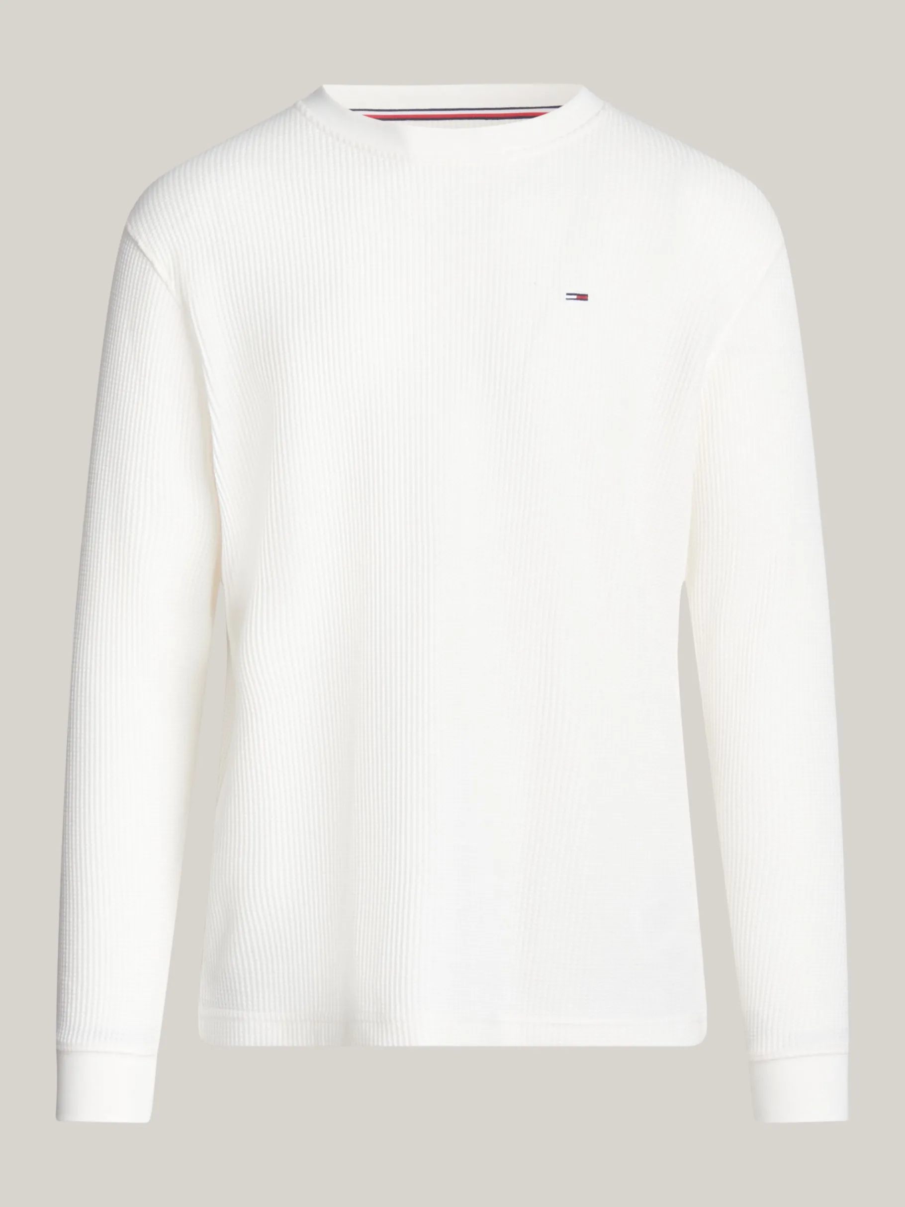 Tommy Hilfiger Waffelstrick-Langarmshirt ANCIENT WHITE Shop