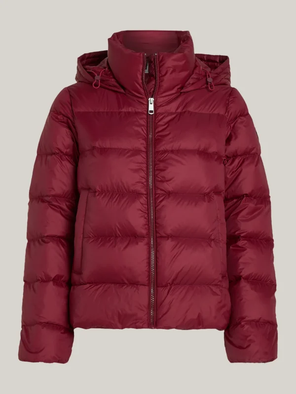 Tommy Hilfiger Wasserabweisende Daunenjacke DEEP ROUGE Sale