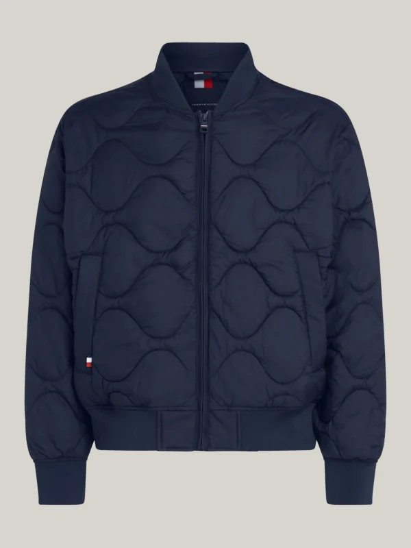 Tommy Hilfiger Wasserabweisende gesteppte Bomberjacke DESERT SKY Cheap