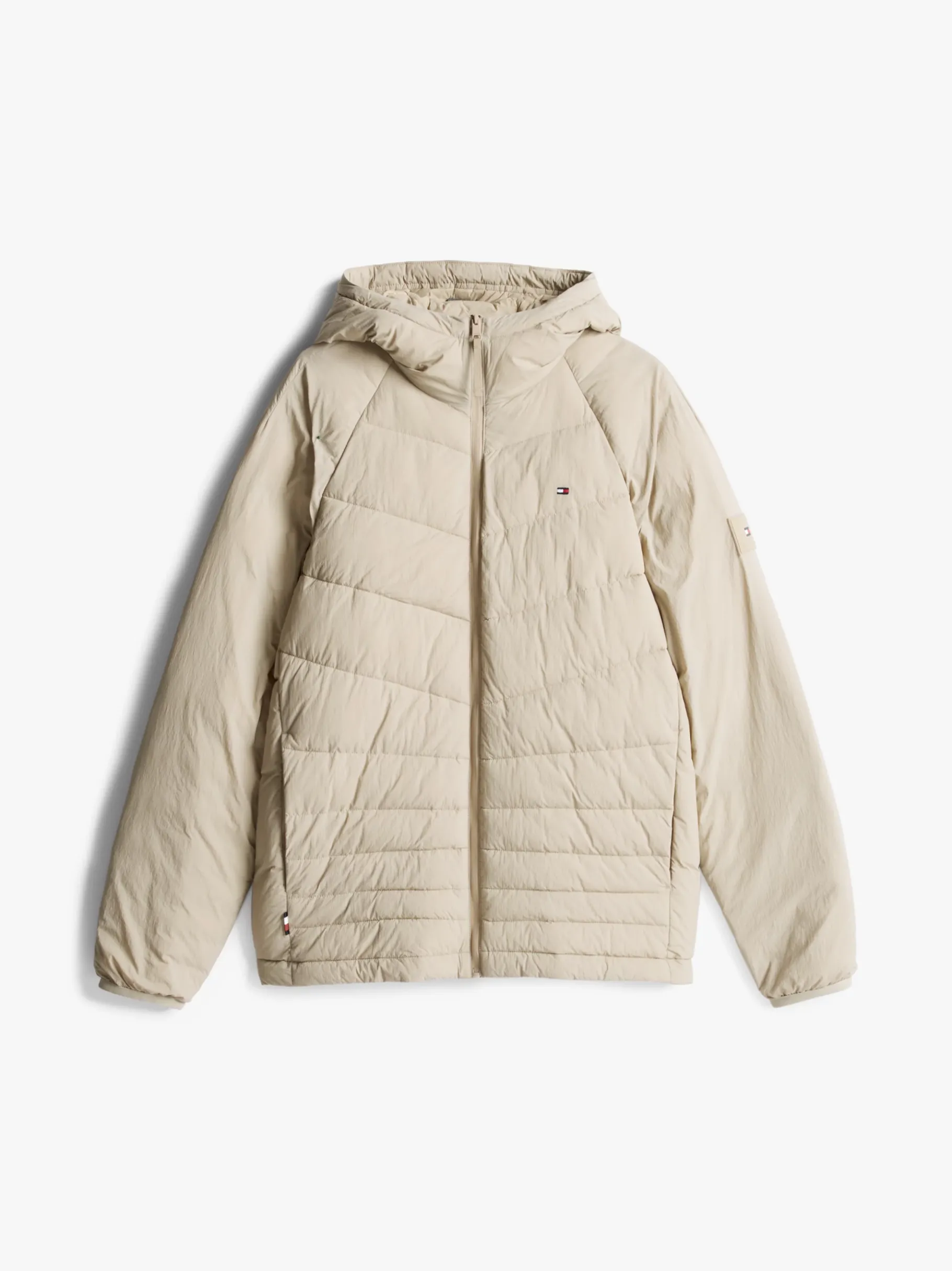 Tommy Hilfiger Wasserabweisende Relaxed Fit Steppjacke SANDALWOOD Best