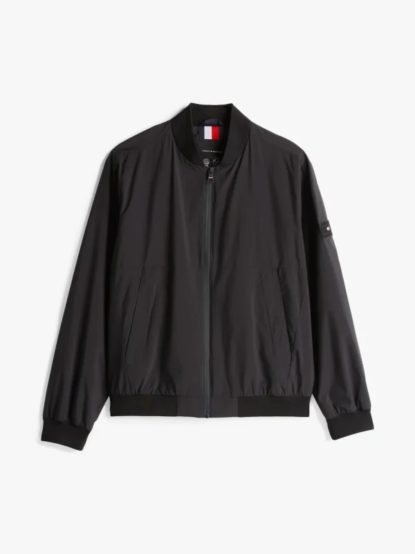 Tommy Hilfiger Wasserabweisende Relaxed Fit Bomberjacke BLACK Shop