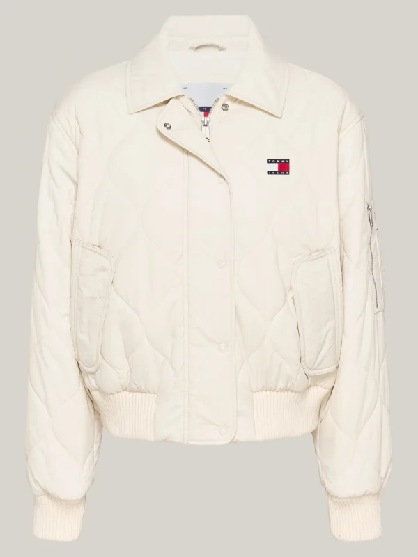 Tommy Hilfiger Wasserabweisende Stepp-Bomberjacke NEWSPRINT Flash Sale