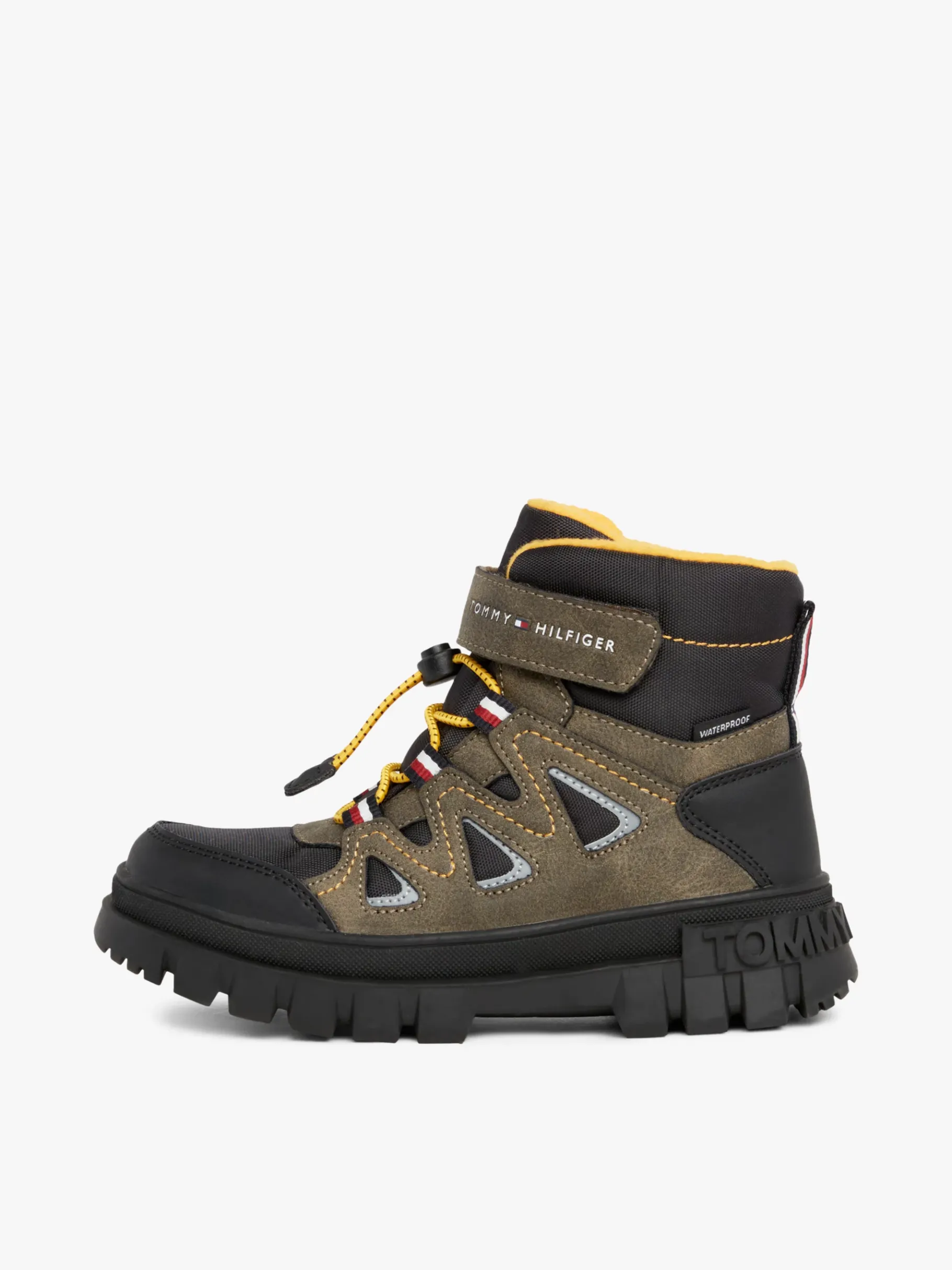 Tommy Hilfiger Wasserabweisender Schnürstiefel BLACK/MUD Hot