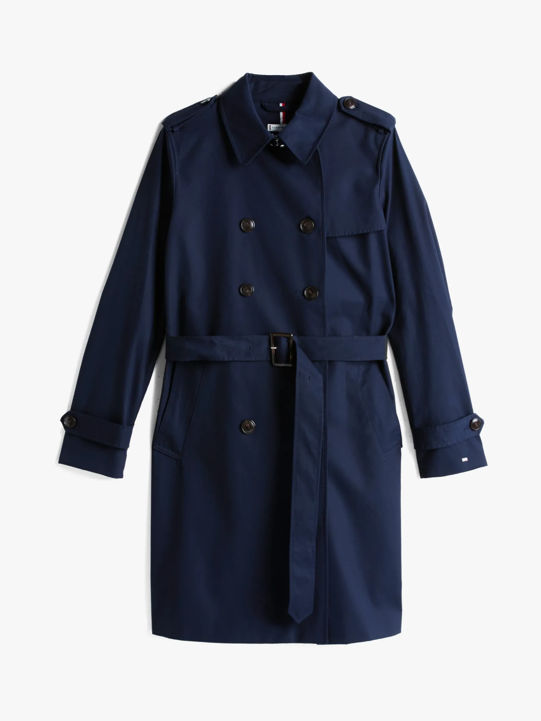 Tommy Hilfiger Wasserabweisender Slim Fit Trenchcoat DESERT SKY New