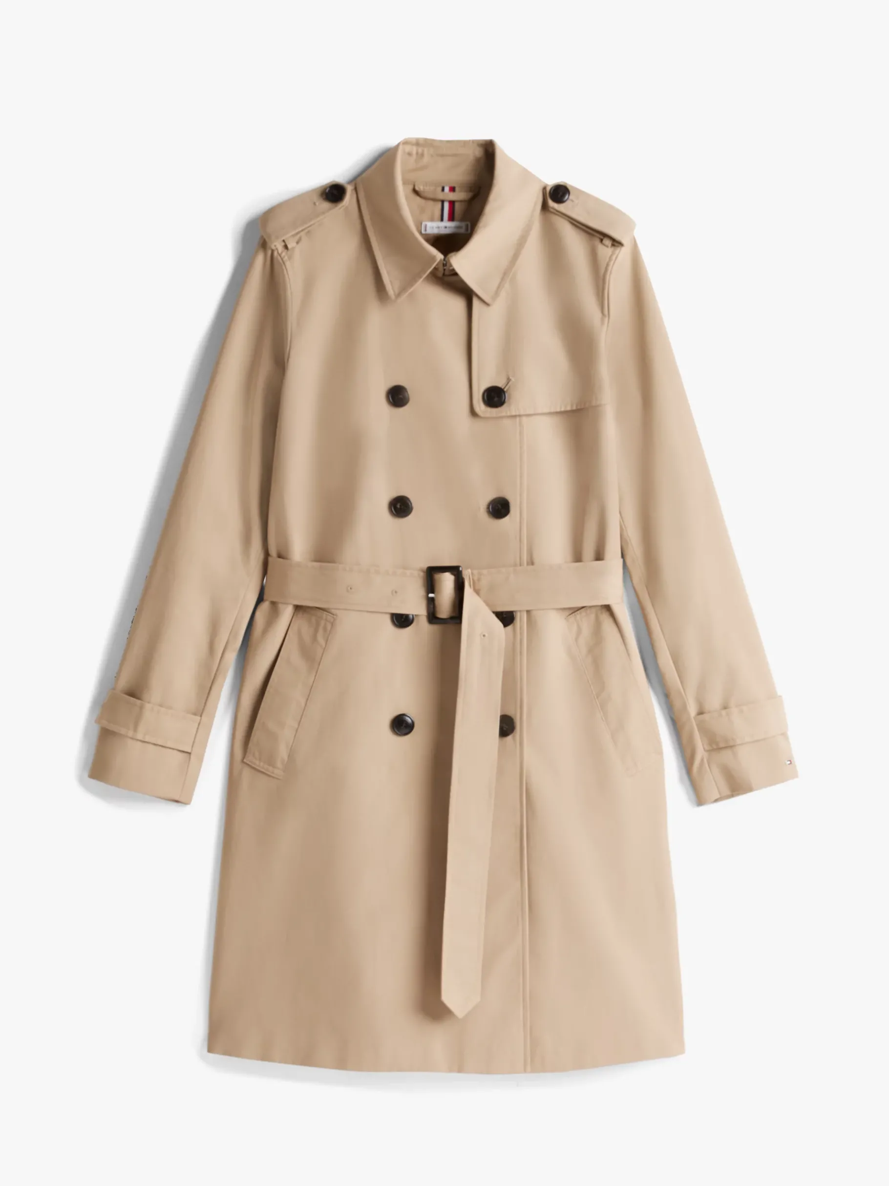 Tommy Hilfiger Wasserabweisender Slim Fit Trenchcoat BEIGE Hot