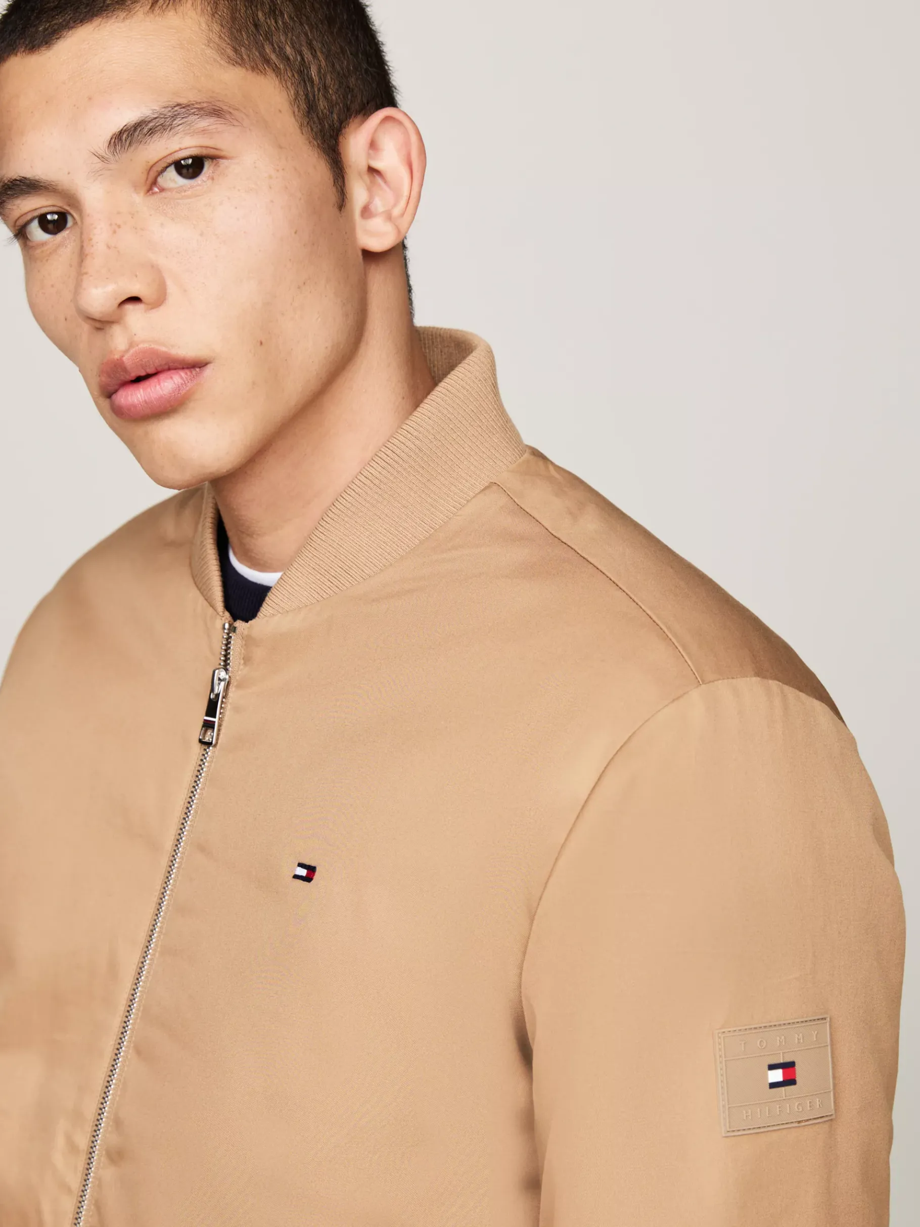 Tommy Hilfiger Wattierte Bomberjacke SAFARI CANVAS Fashion