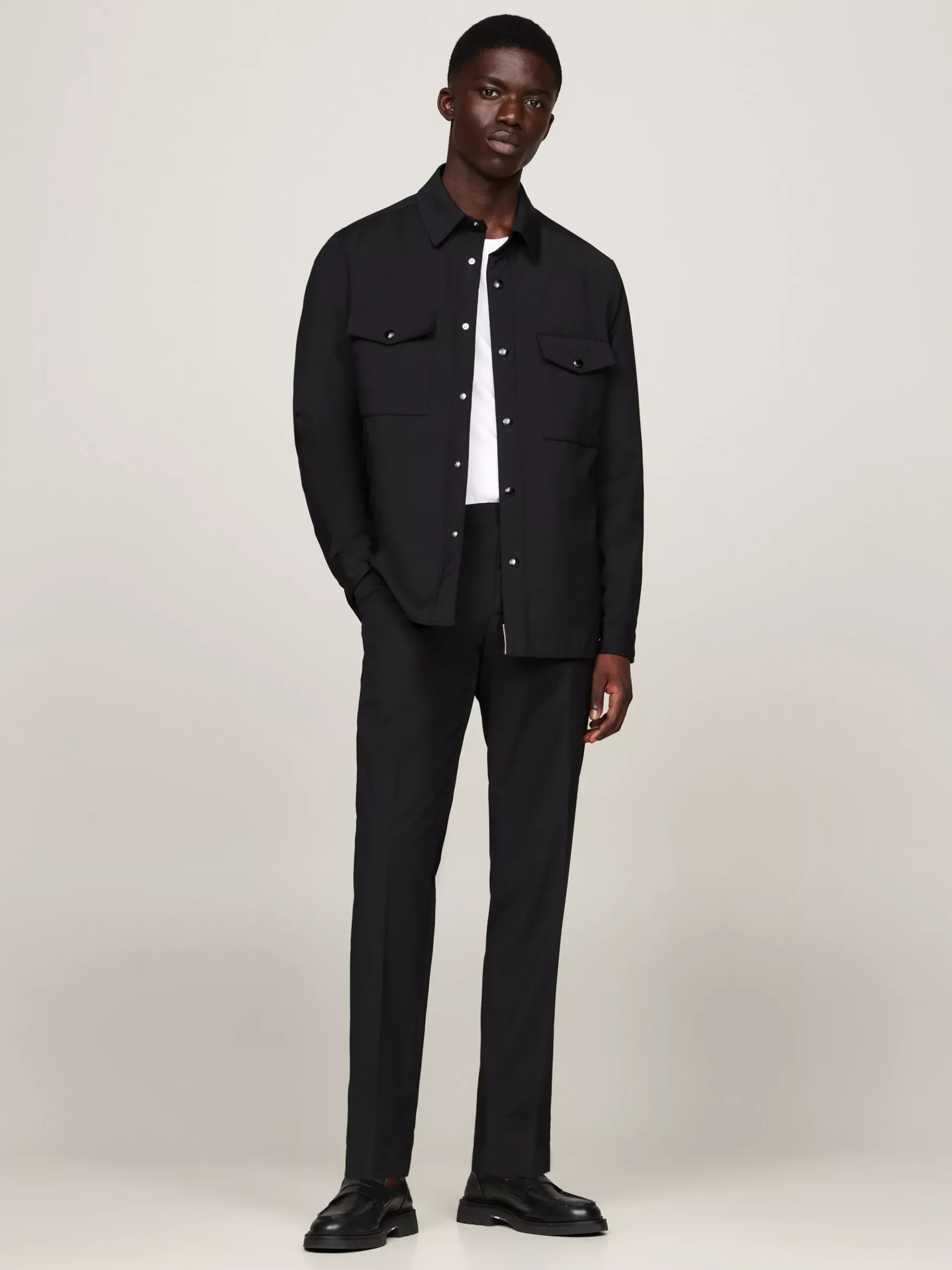 Tommy Hilfiger Wattierte Shacket BLACK Clearance