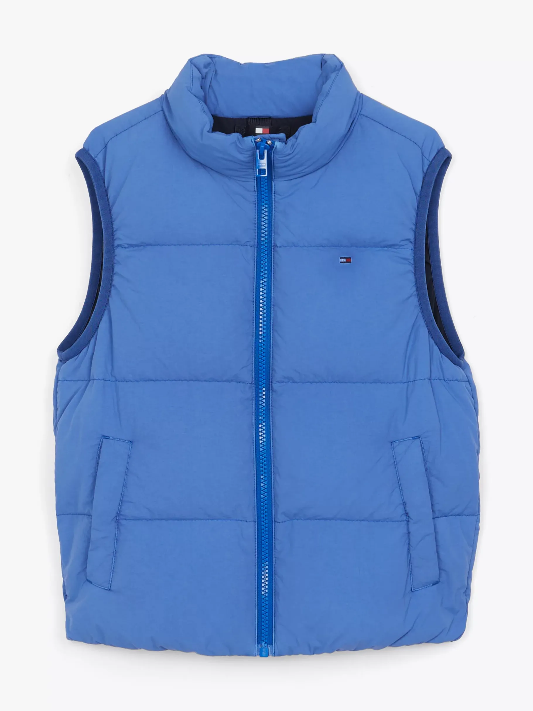 Tommy Hilfiger Wattierte Weste mit Logo hinten WEDGE BLUE Store