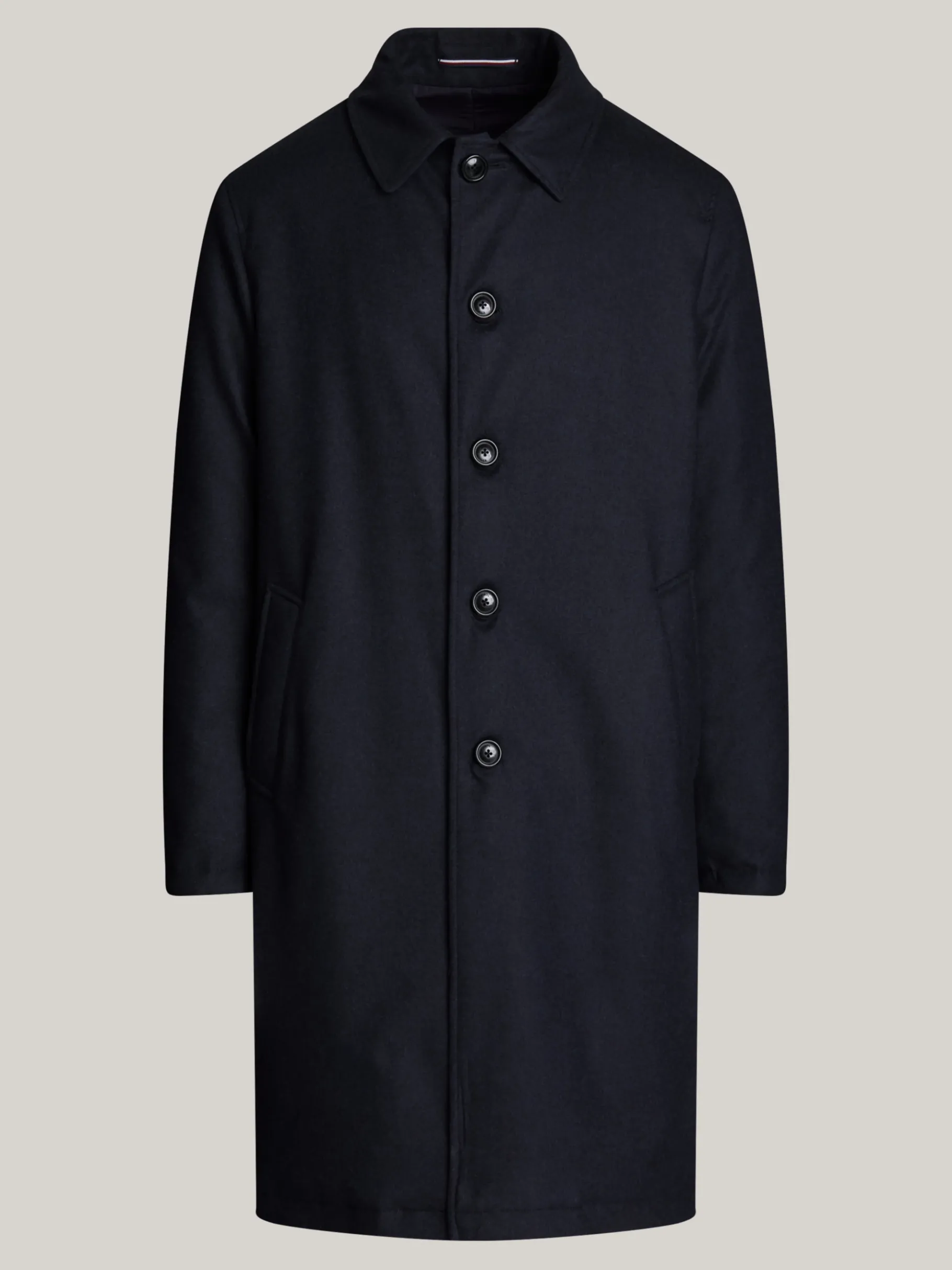 Tommy Hilfiger Wattierter Mantel aus Flanell BLUE Hot