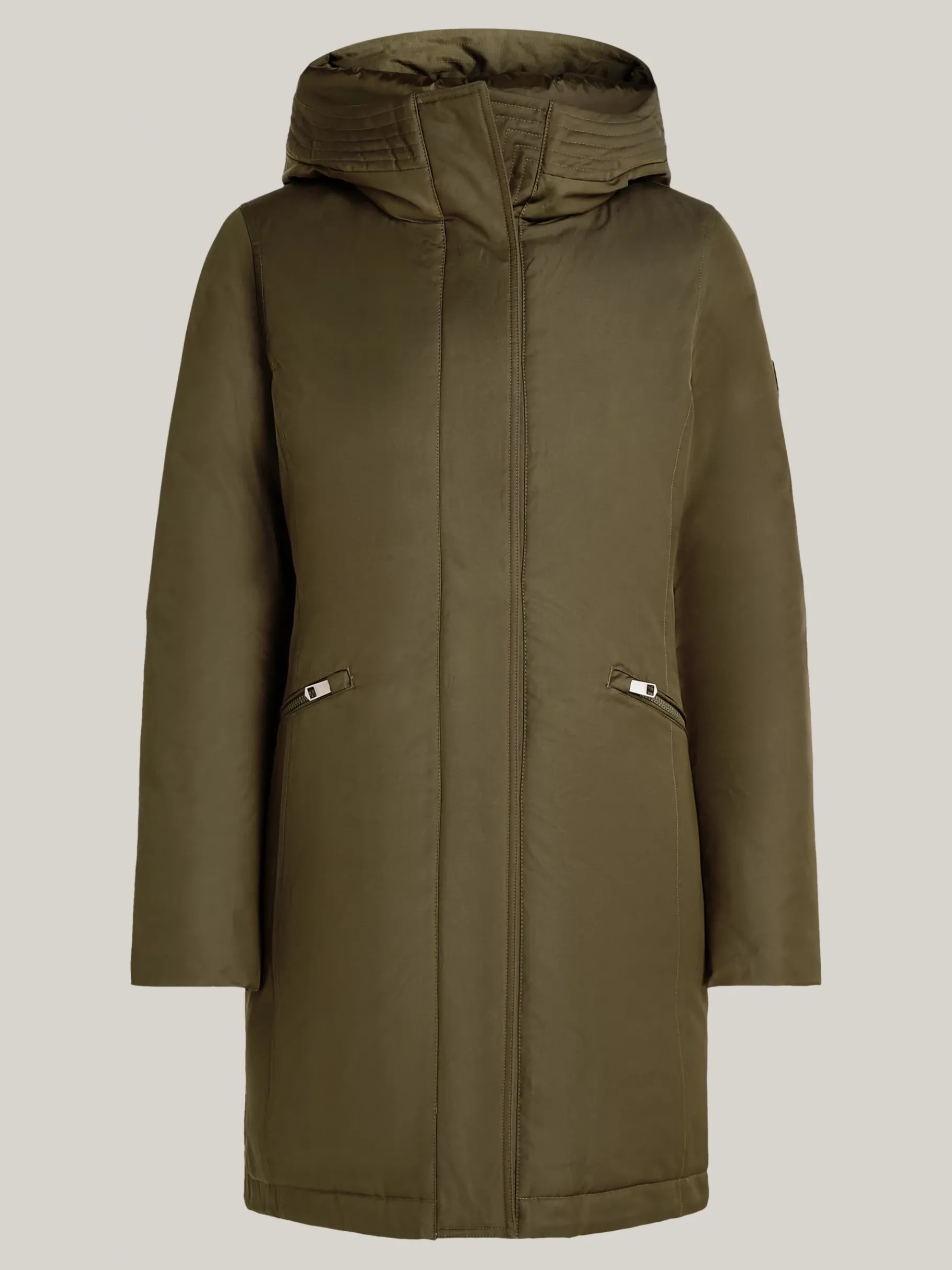 Tommy Hilfiger Wattierter Parka mit Kapuze ARMY GREEN Store