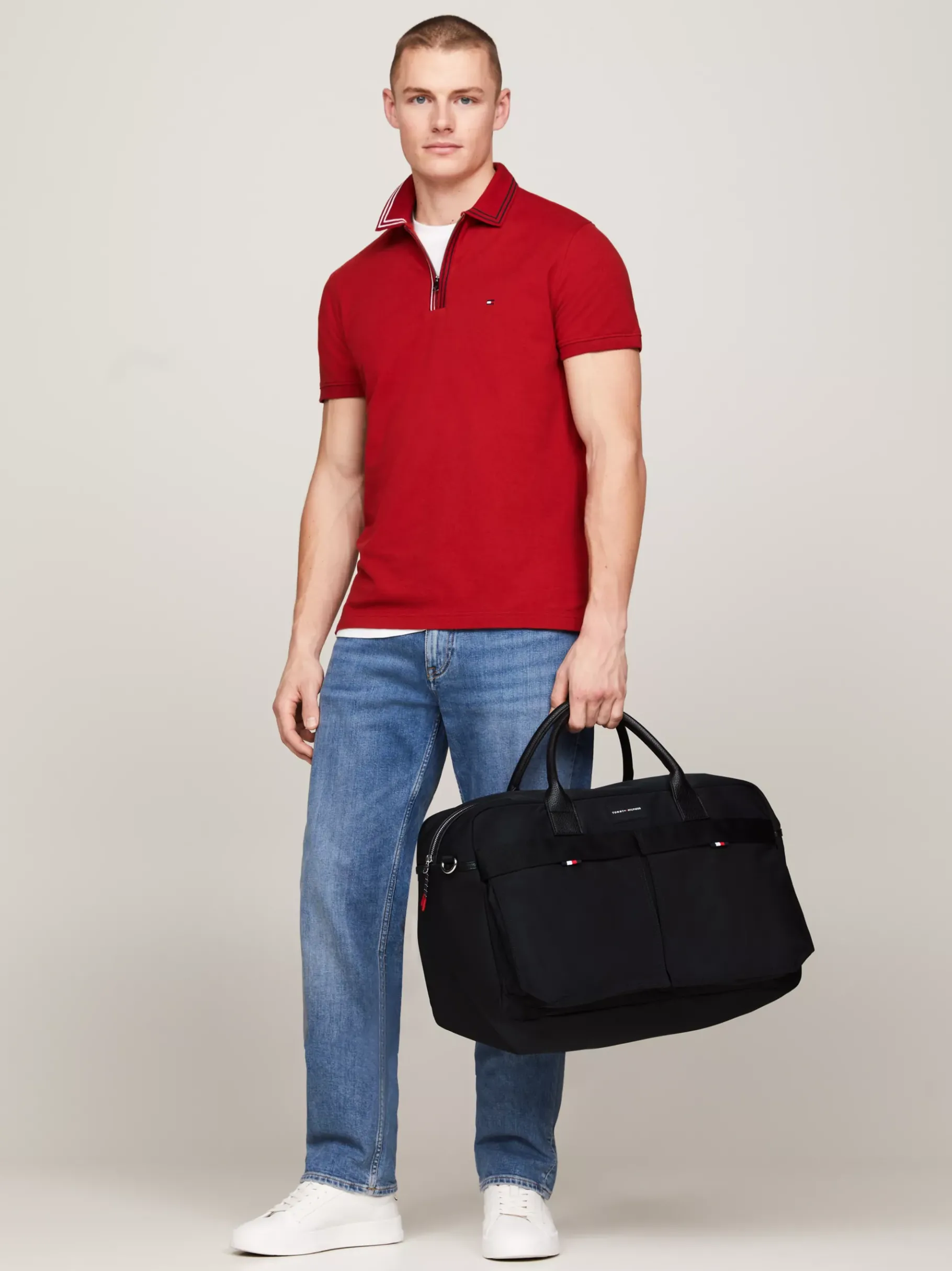 Tommy Hilfiger Weekender-Dufflebag mit Logo BLACK Discount