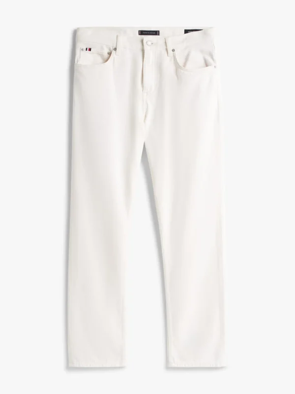 Tommy Hilfiger Weiße Regular Straight Leg Jeans ECRU Fashion